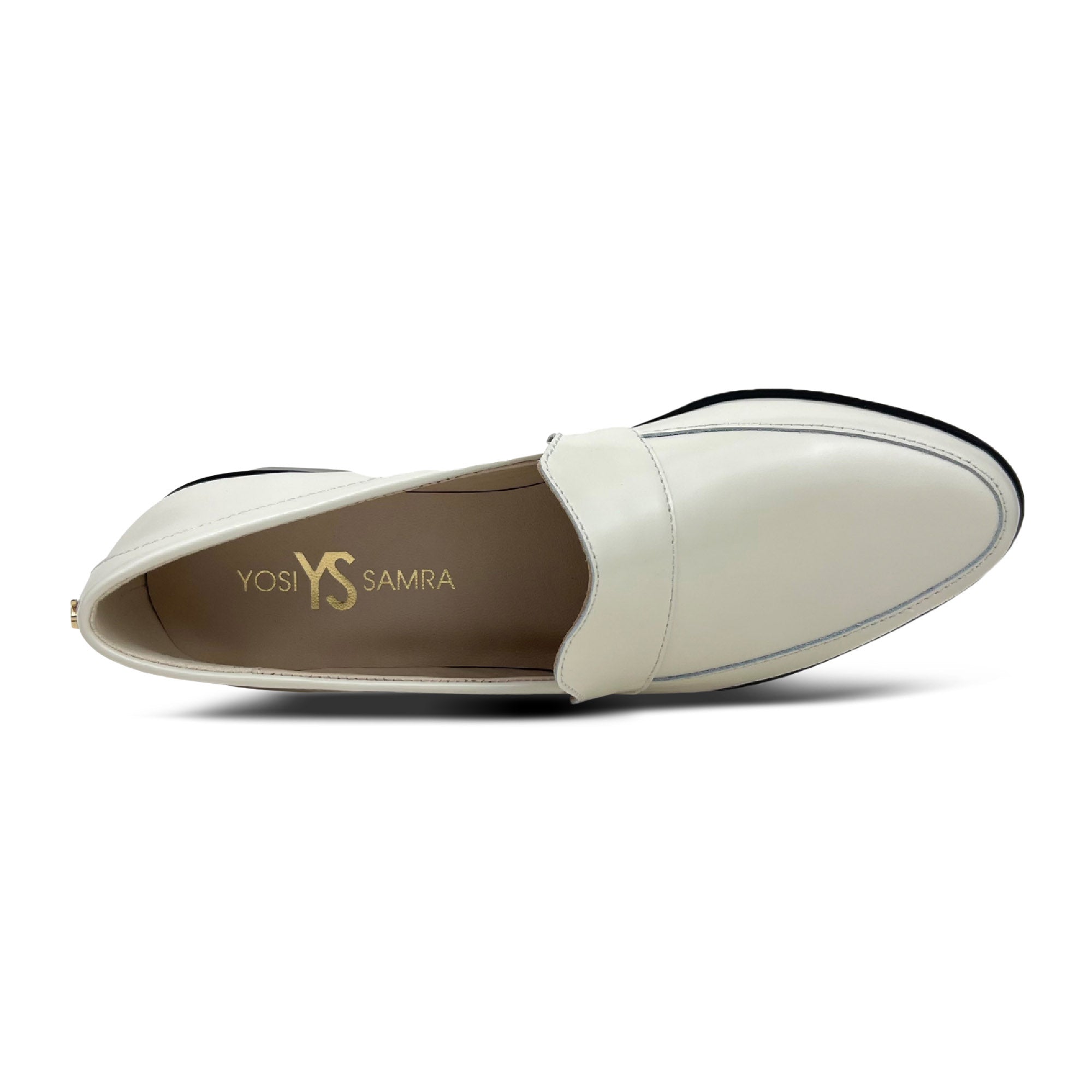 Olivia Loafer In Bone Leather