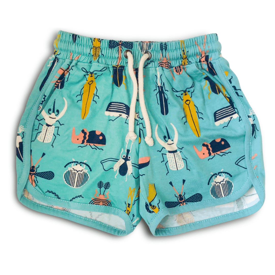 Ollie Shorts-beetle Mania Print