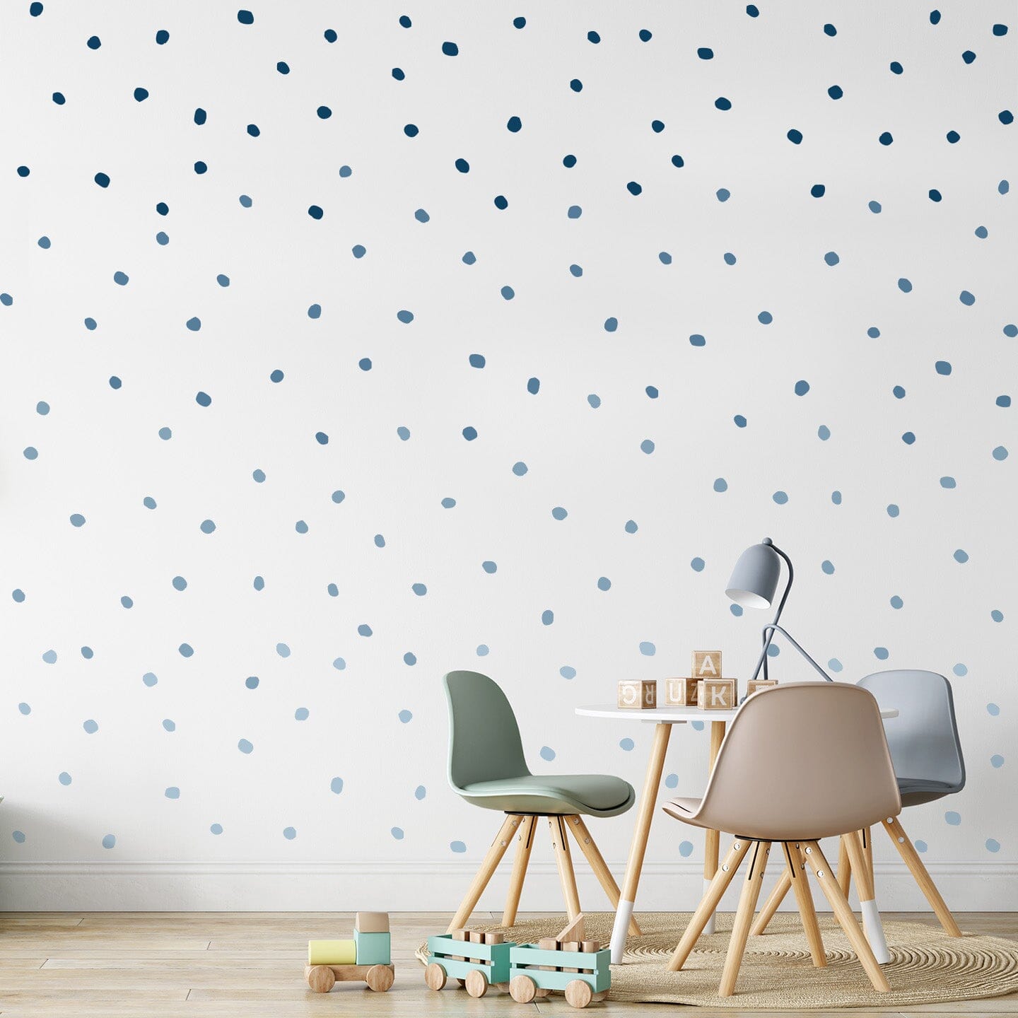 Ombre Irregular Dots Wall Decals