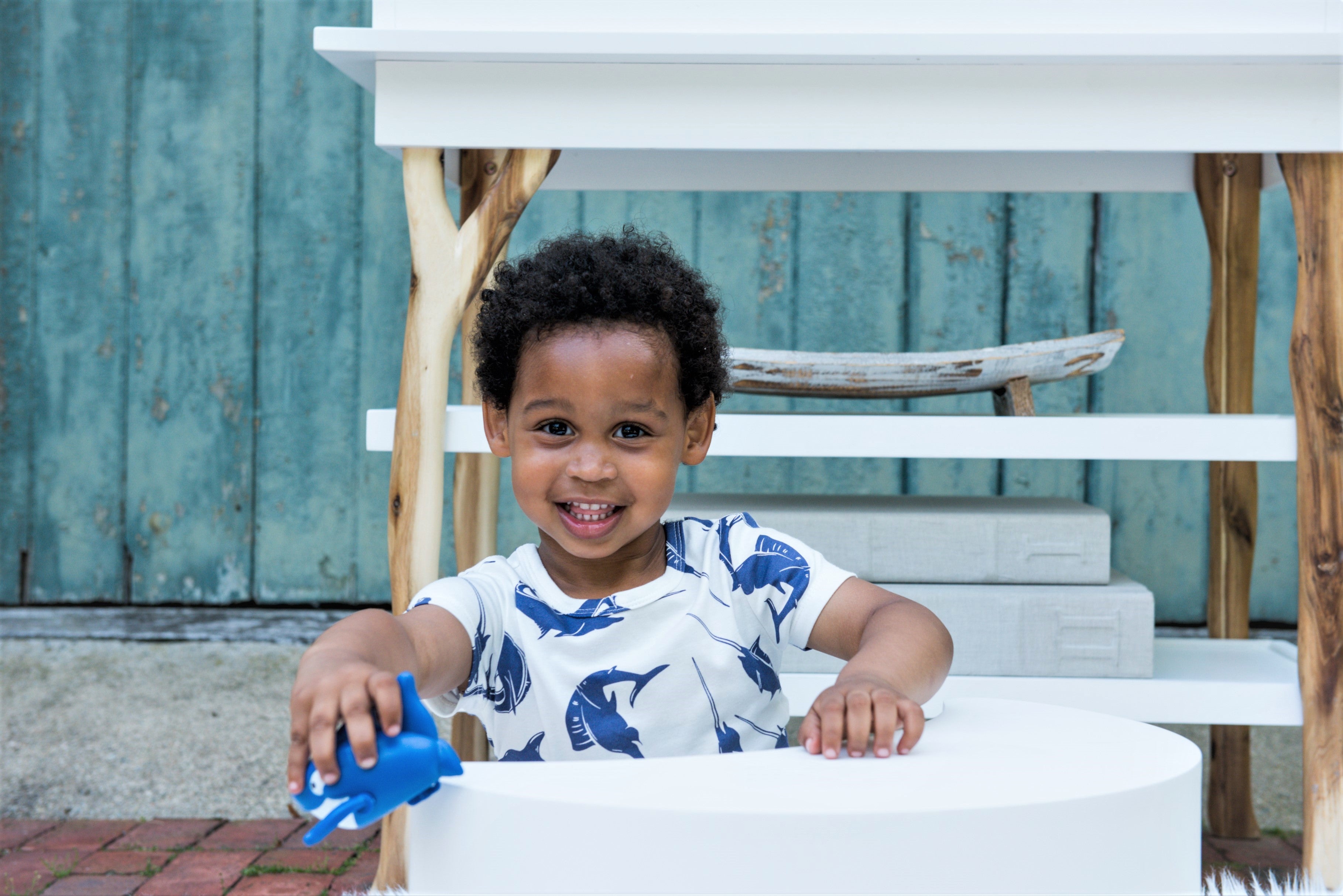 Branch Open Shelf Changing Table