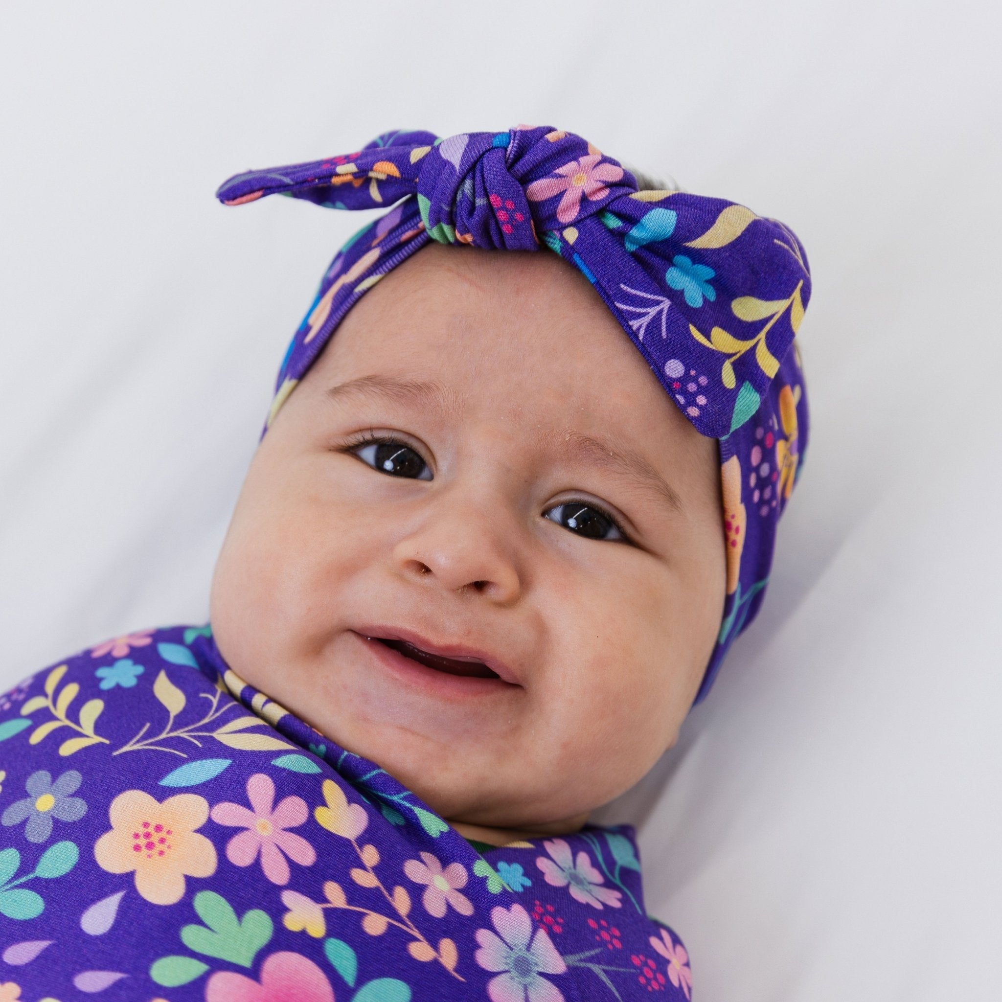 Orchid Gardens Bow Headband