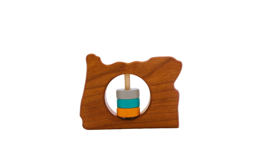 Oregon State Wooden Baby Rattle™