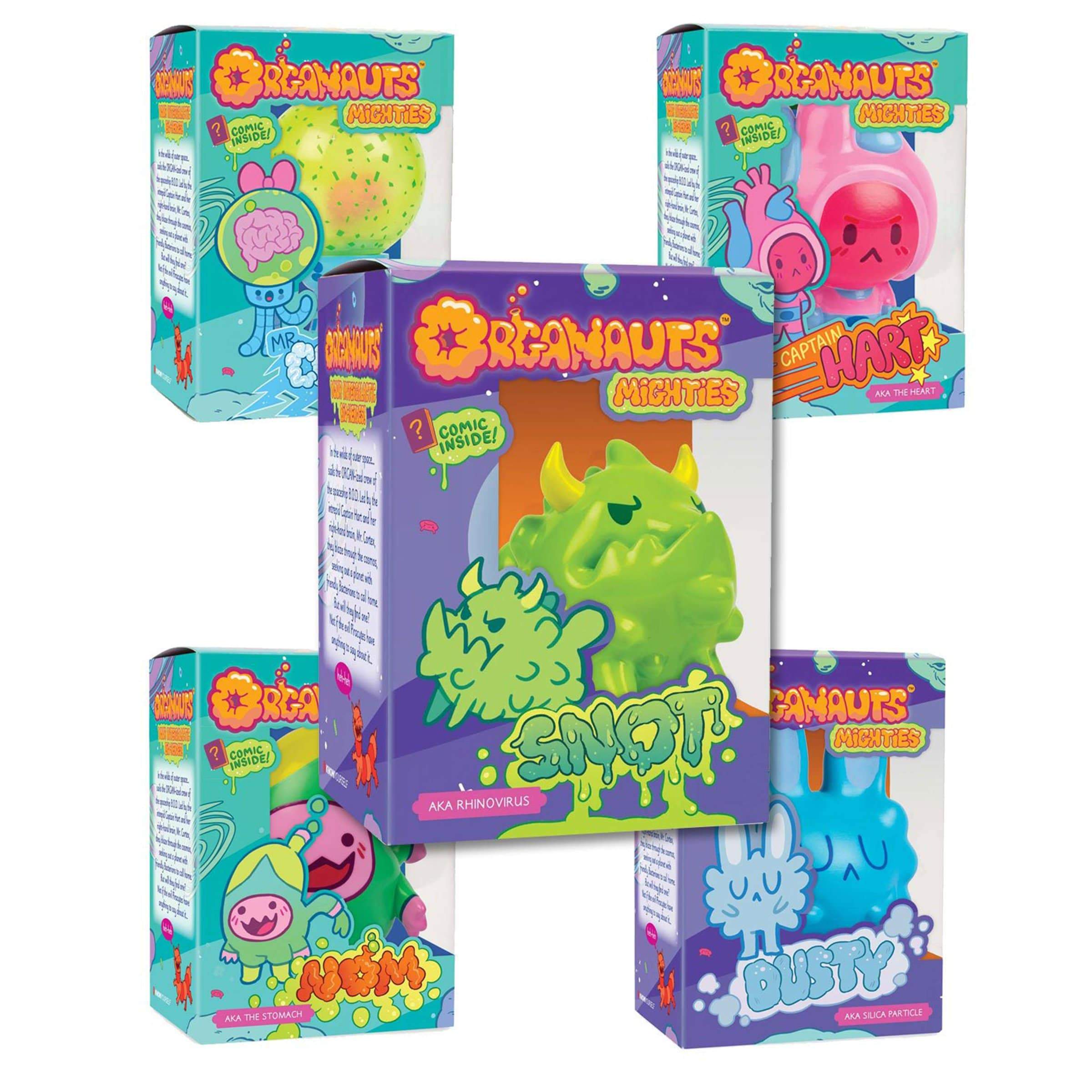 Organauts Mighties Assortment Set Of 5