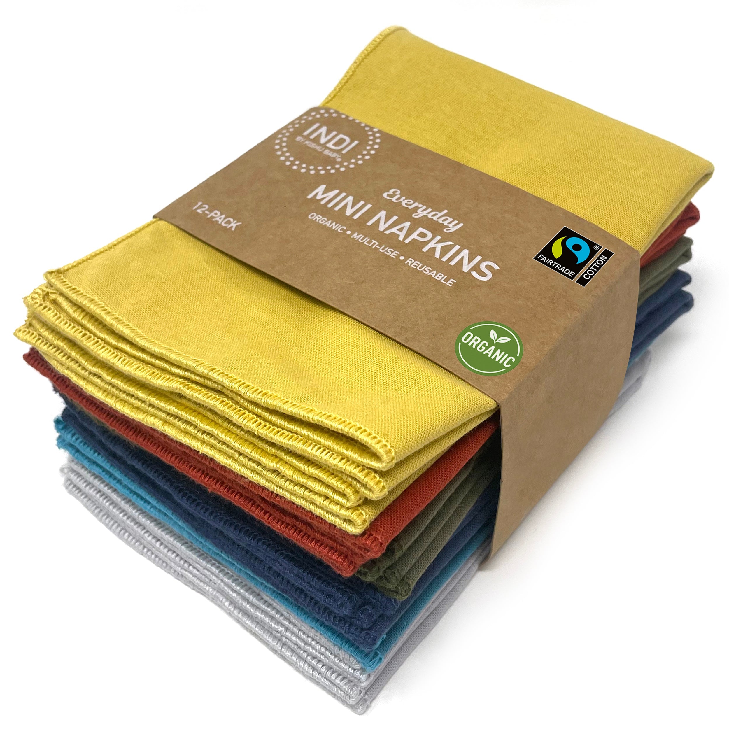 Organic Everyday Mini Napkins 12-pack – Fiesta Set