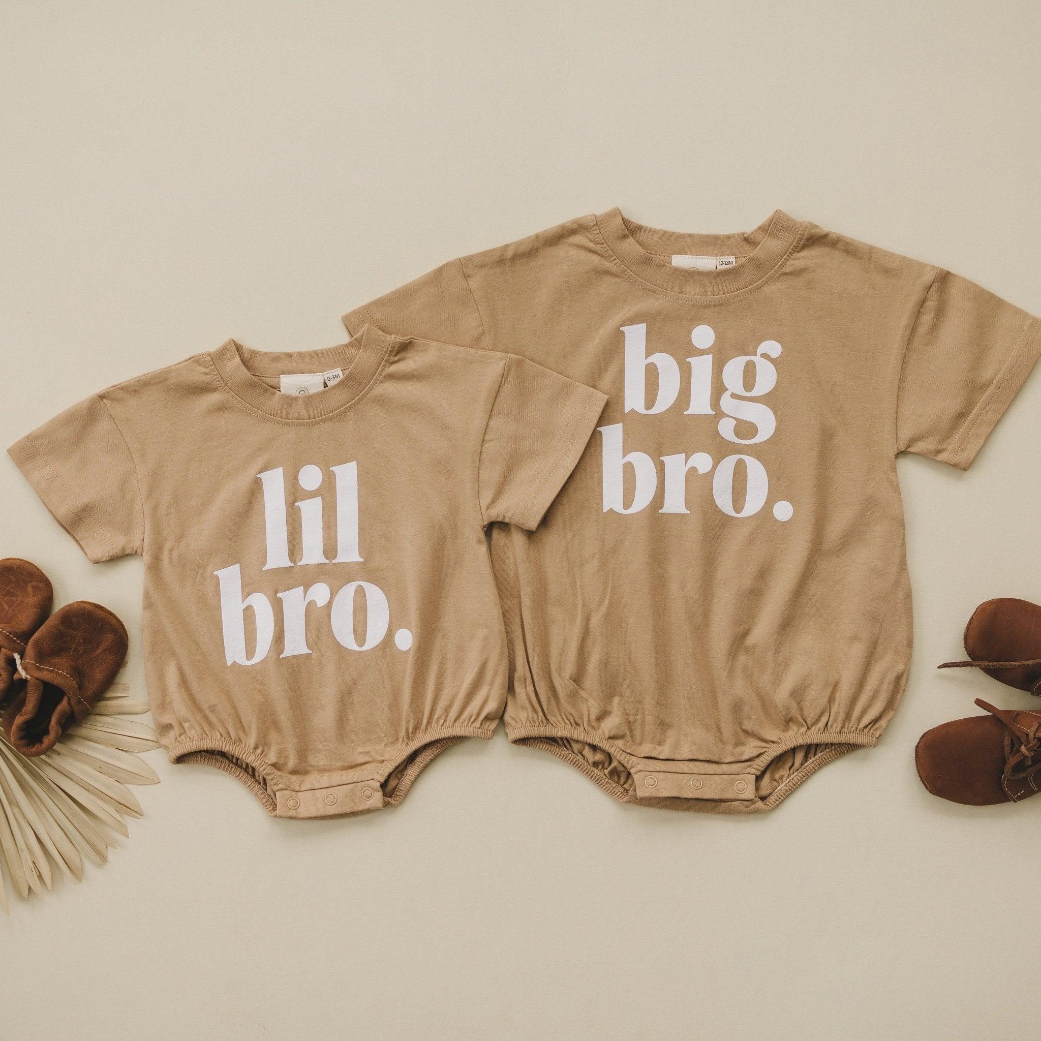 Organic Cotton Big Bro T-shirt Romper