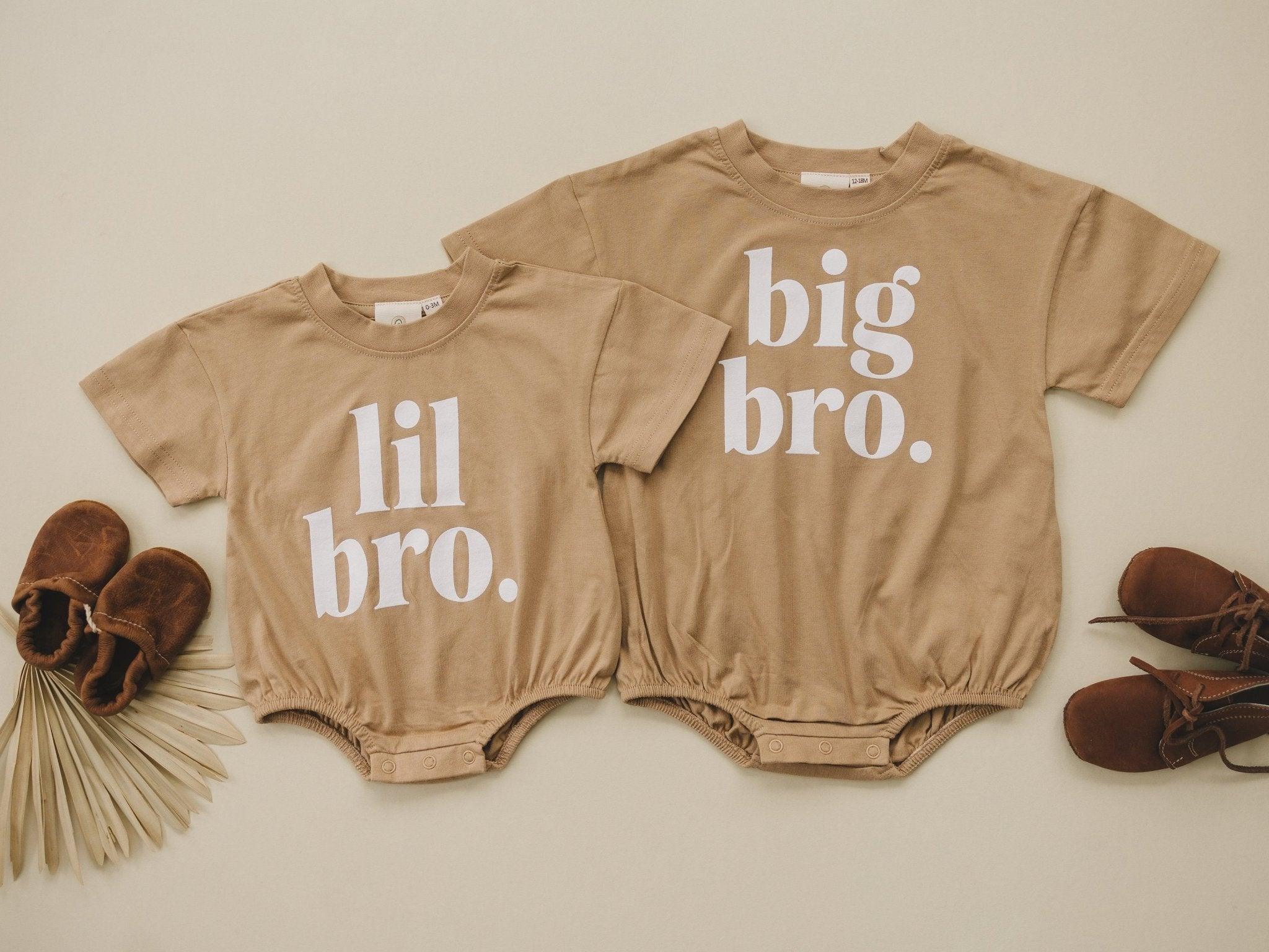 Organic Cotton Big Bro T-shirt Romper