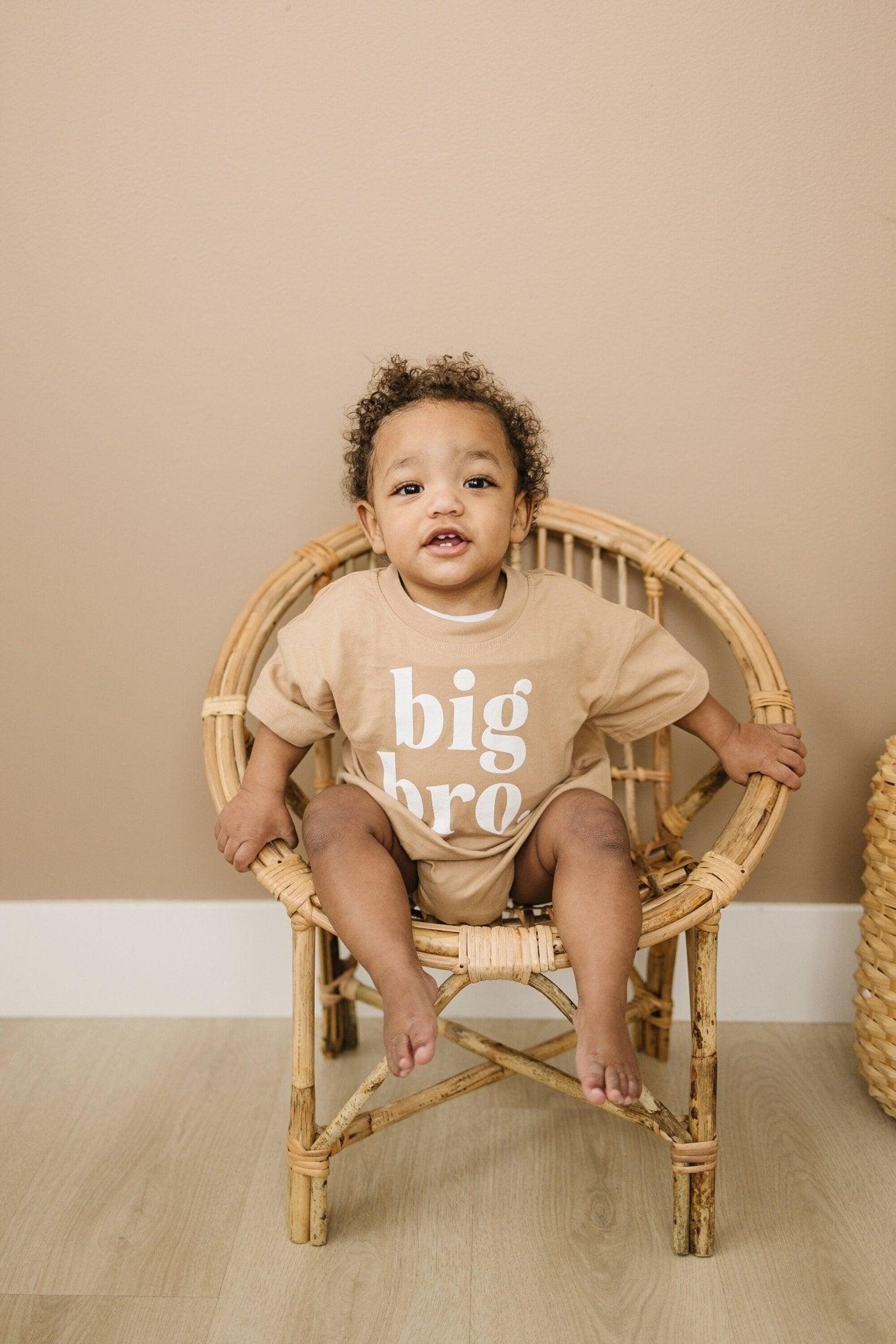 Organic Cotton Big Bro T-shirt Romper