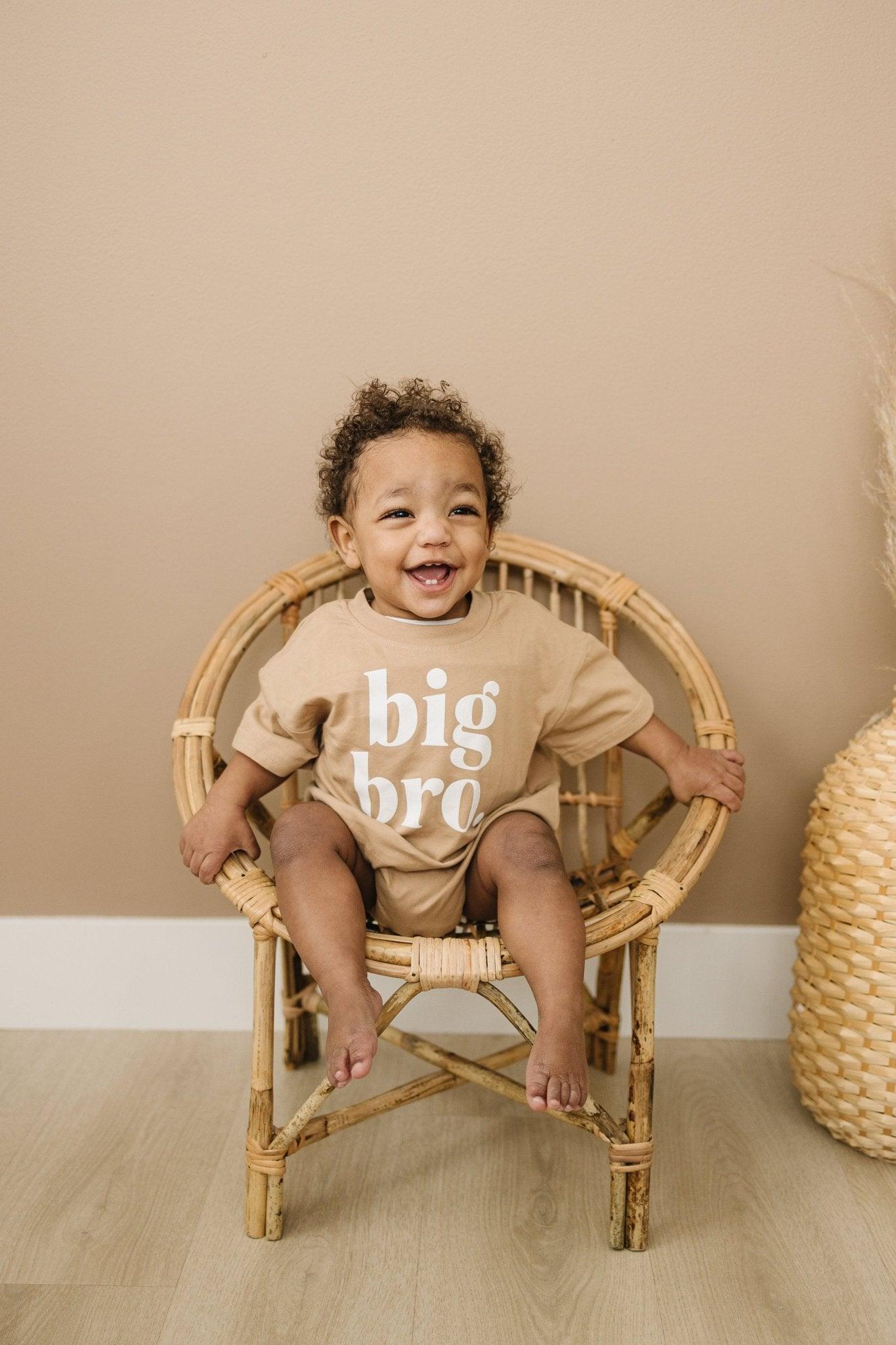 Organic Cotton Big Bro T-shirt Romper
