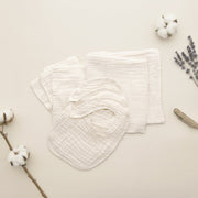 Organic Cotton Muslin Baby Bundle Set And Crib Sheet
