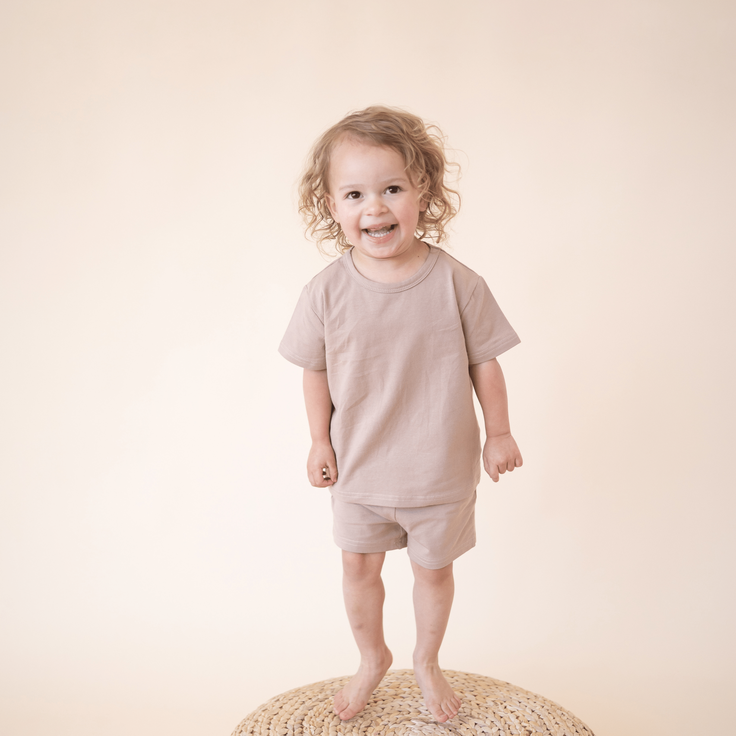 Organic Cotton Short Set – Mocha