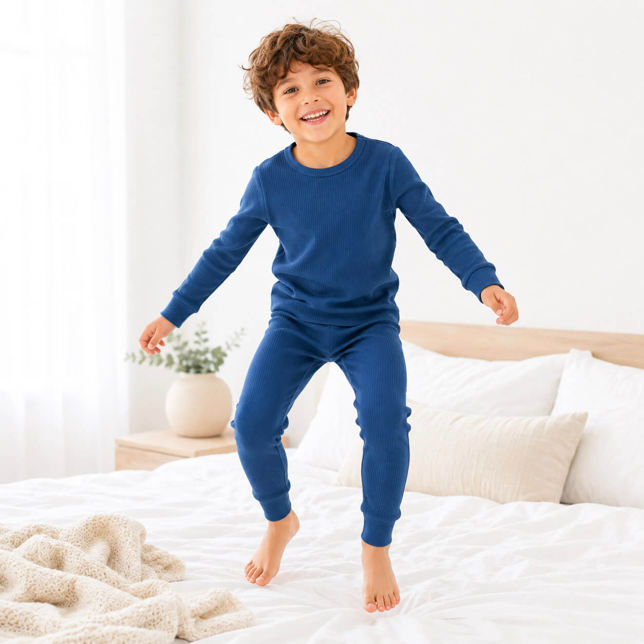 Organic Long-sleeve Pajama Set