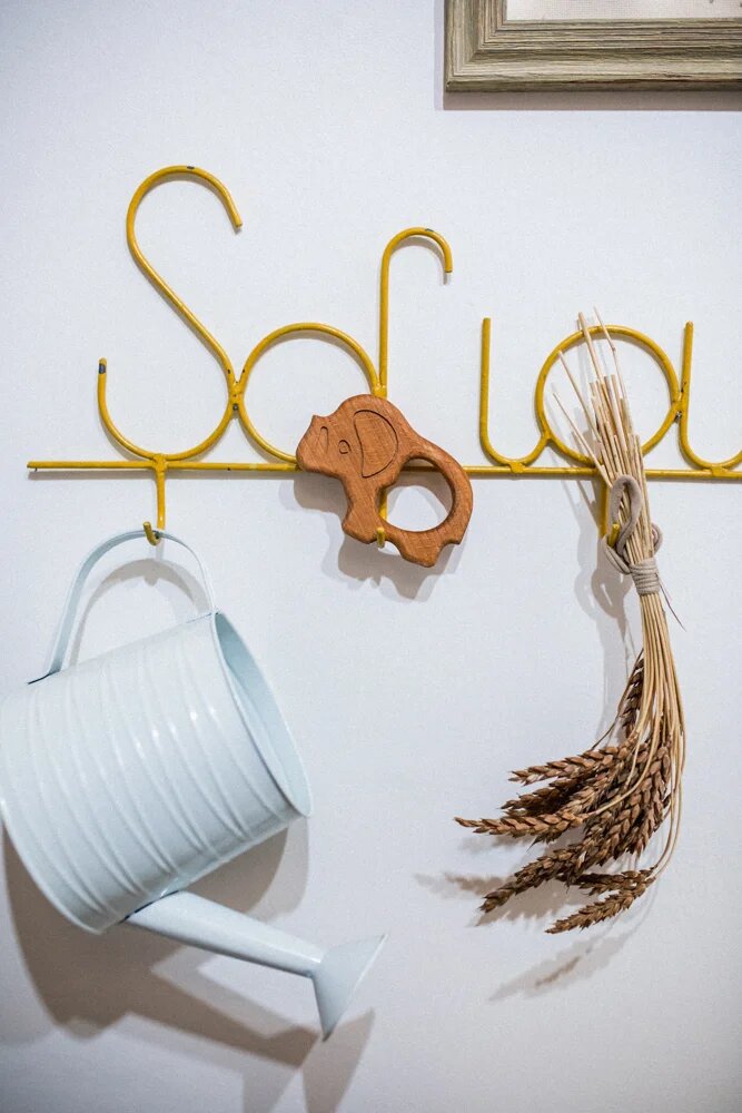 Organic Wooden Teether Toy Elephant