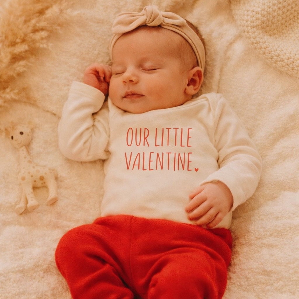 Long Sleeve Graphic Bodysuit | Little Valentine