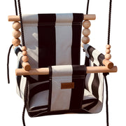 Outdoor Wide Cream And Black Stripe