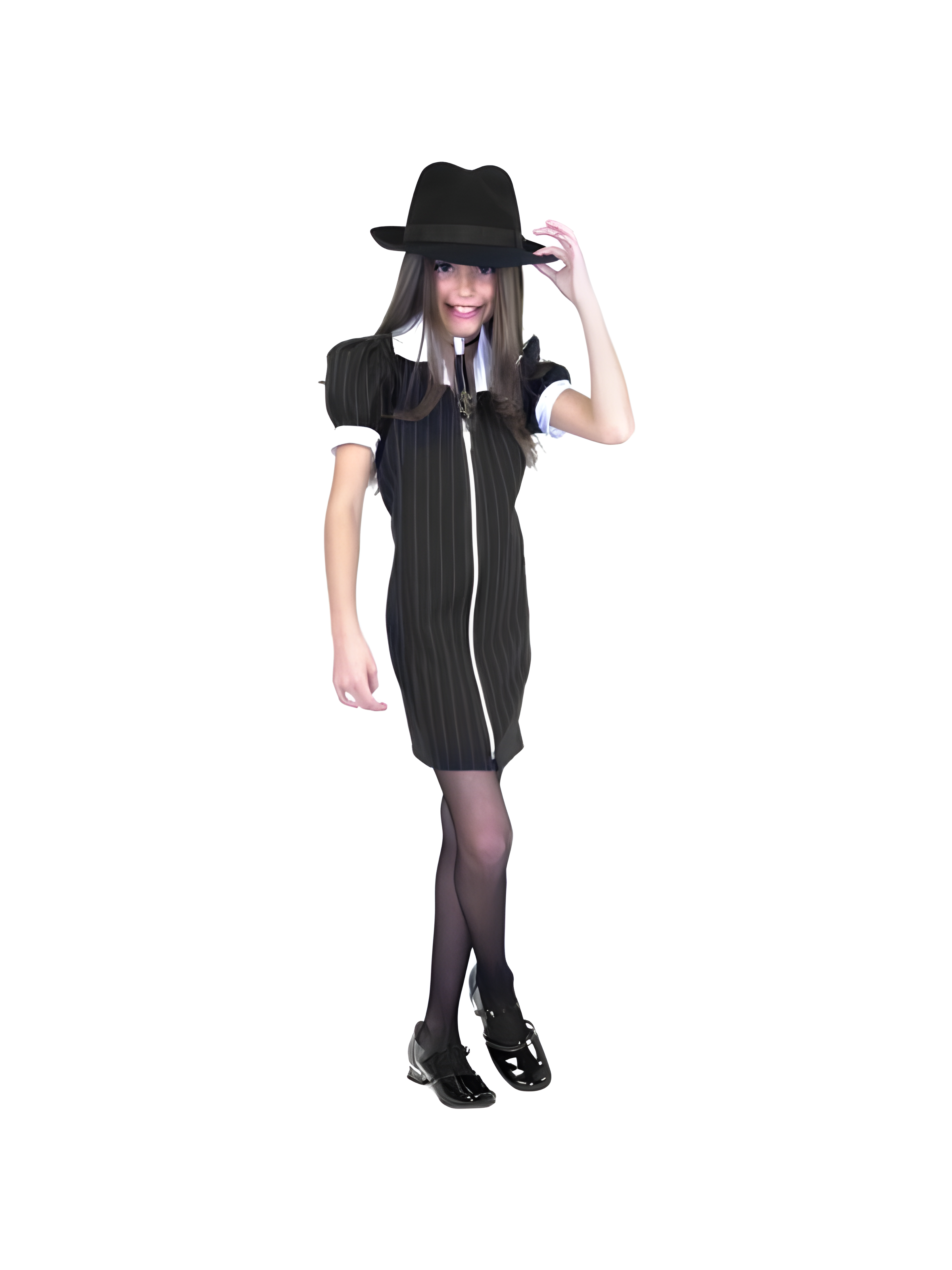 Child's Zip-up Gangster Dress Costume