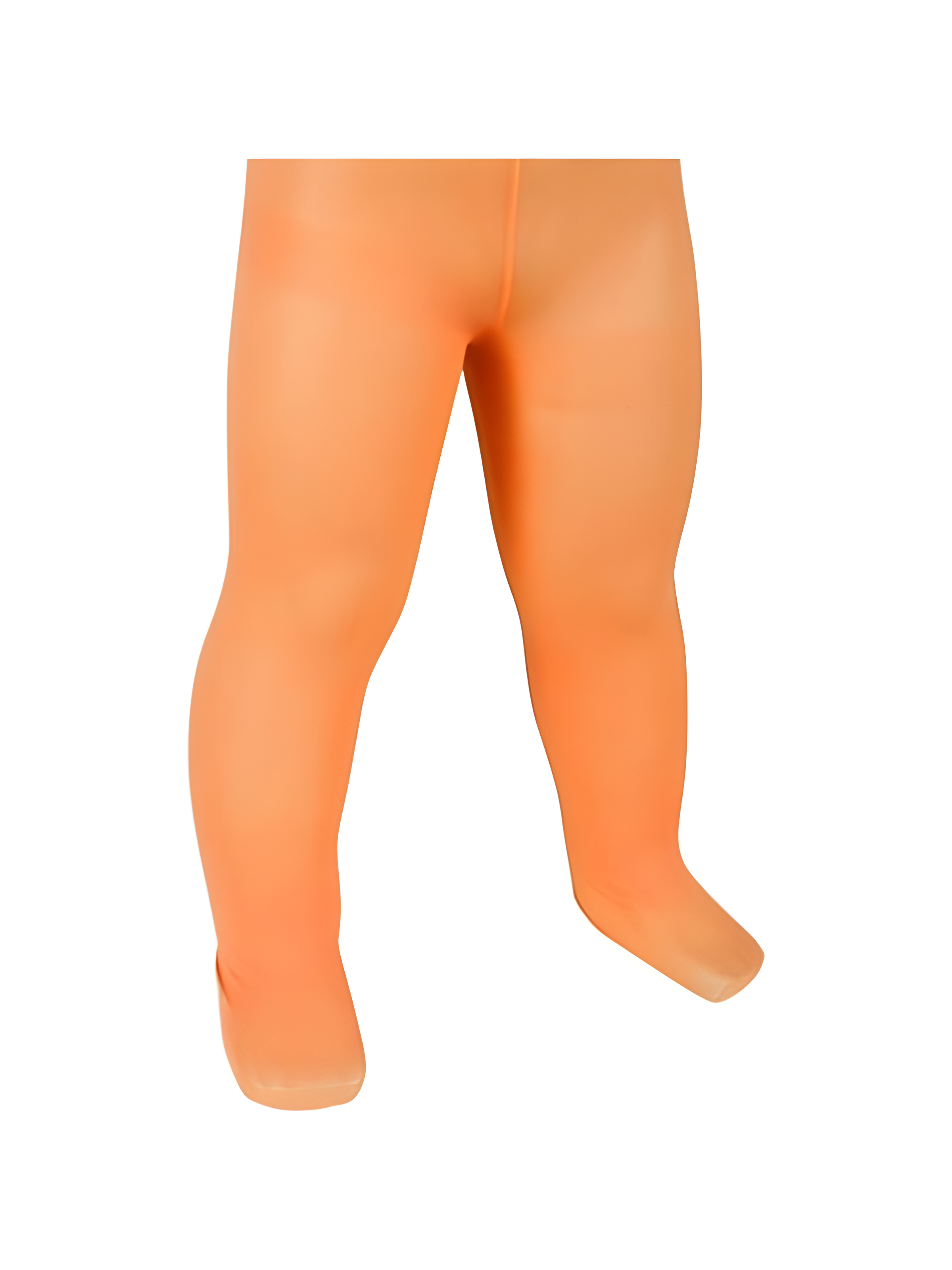 Childs Solid Orange Tights