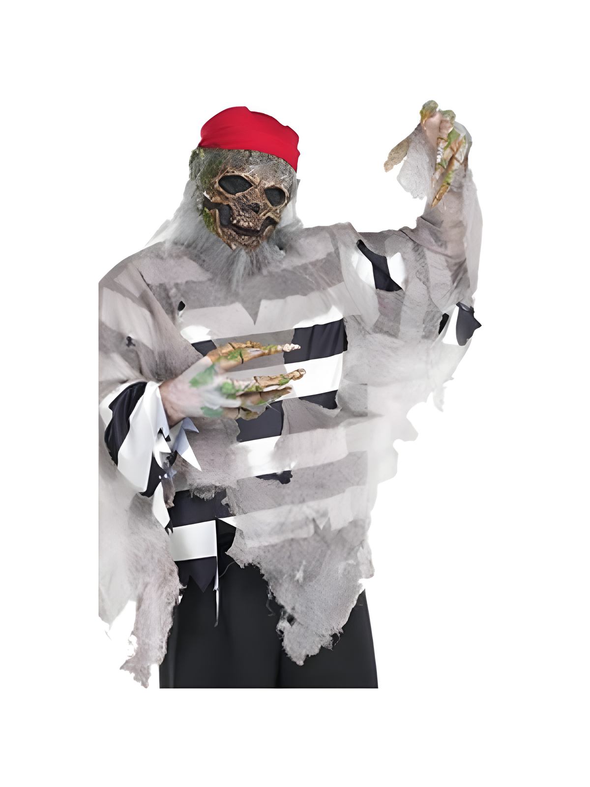 Men's Zombie Pirate Deckhand Halloween Costume