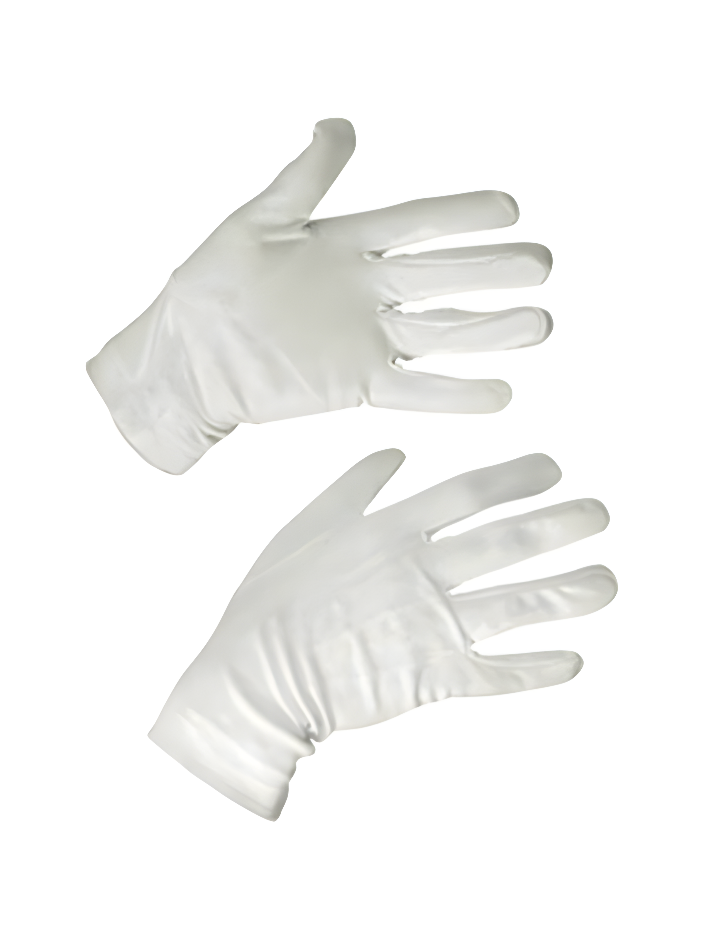 White Santa Costume Gloves