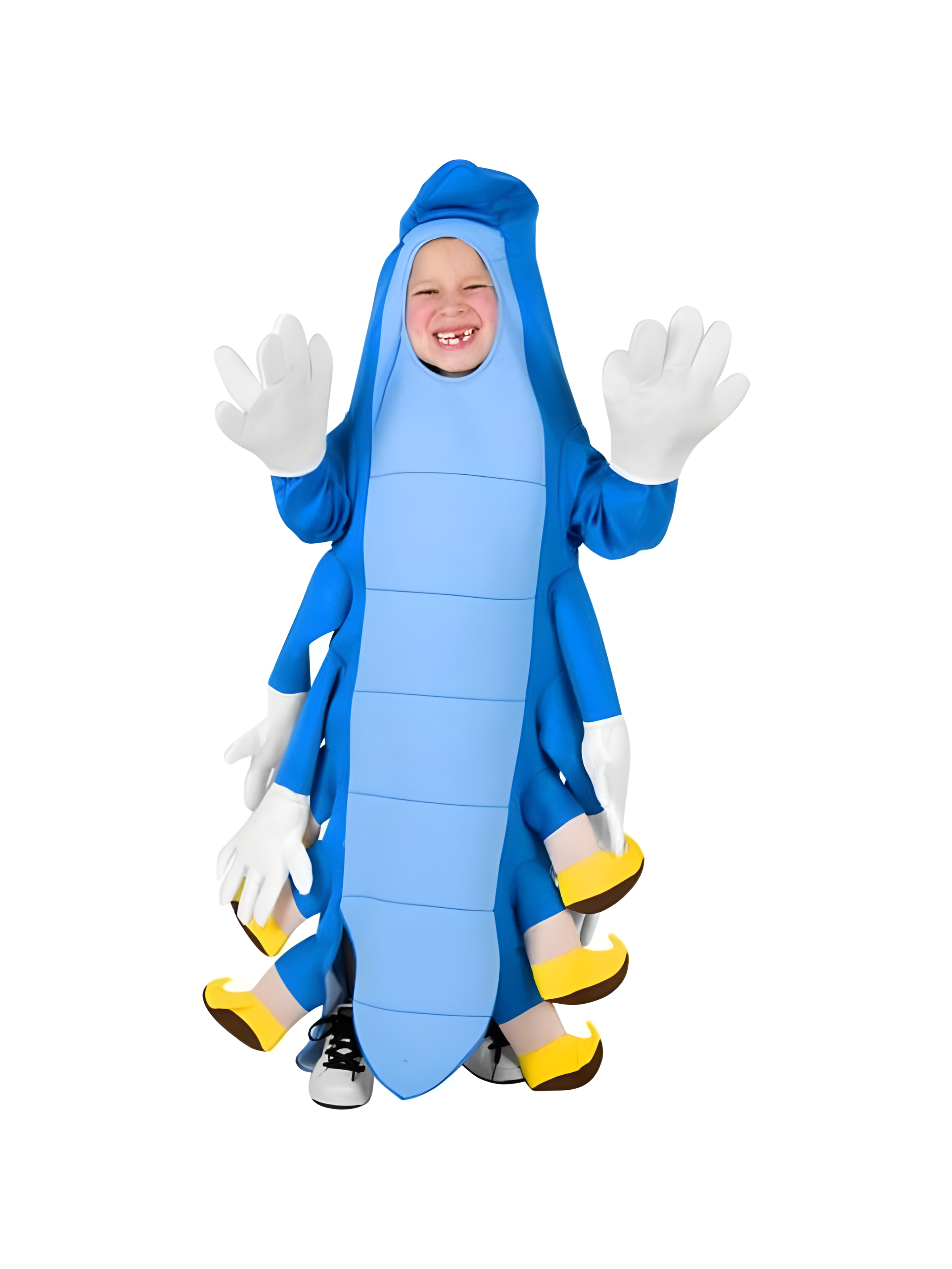 Funny, Blue Caterpillar Child Costume, Halloween