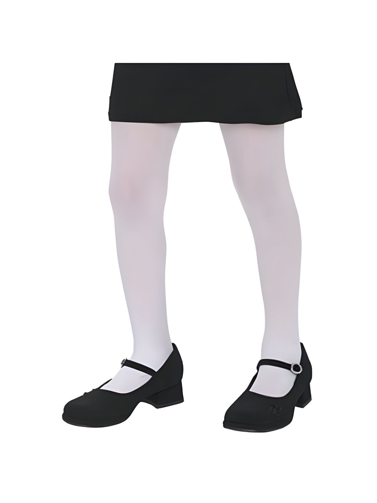 Child's Solid White Tights
