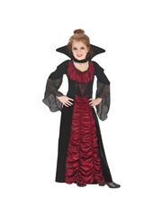 Childs Elegant Coffin Vampiress Costume
