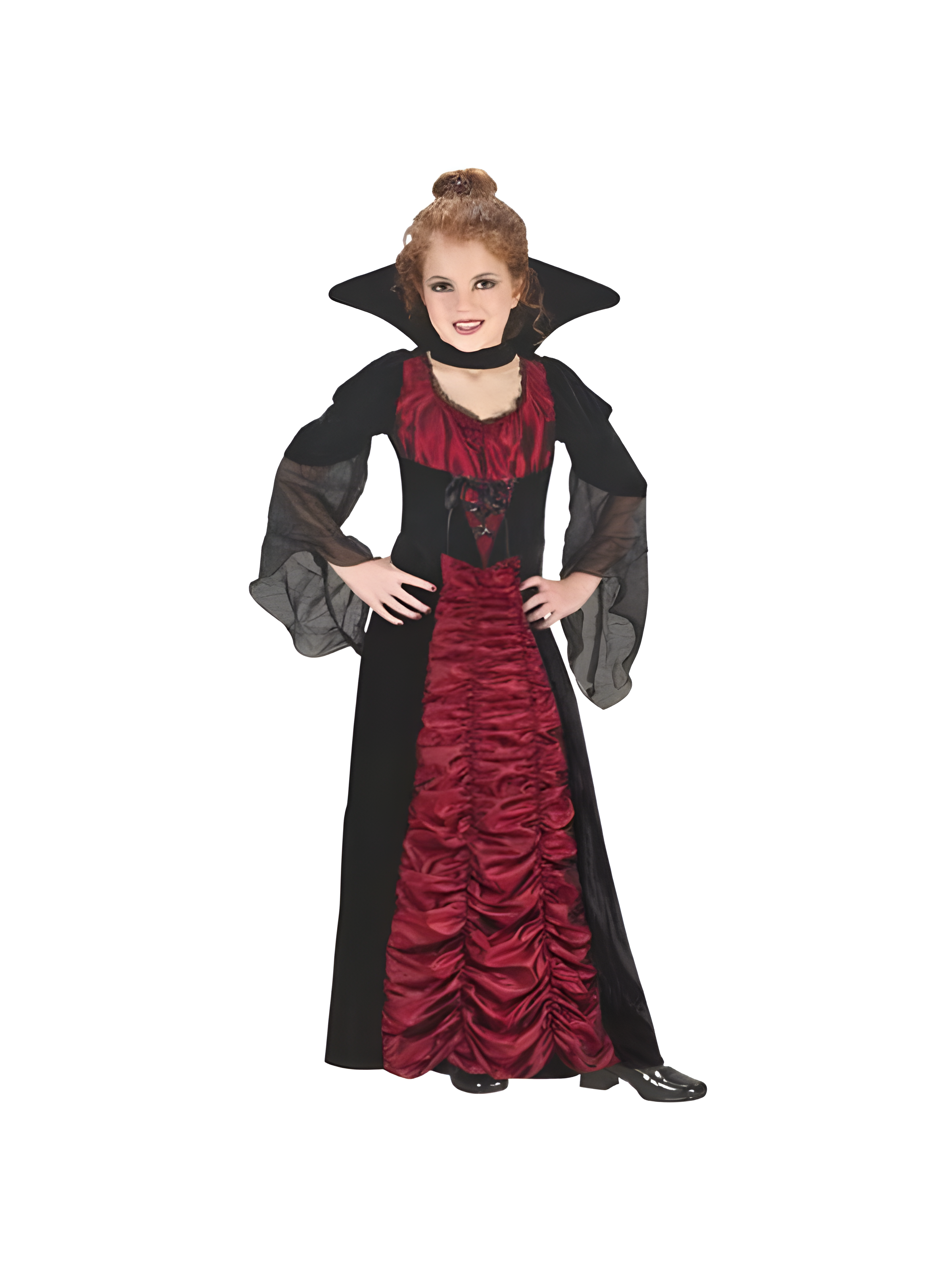 Childs Elegant Coffin Vampiress Costume