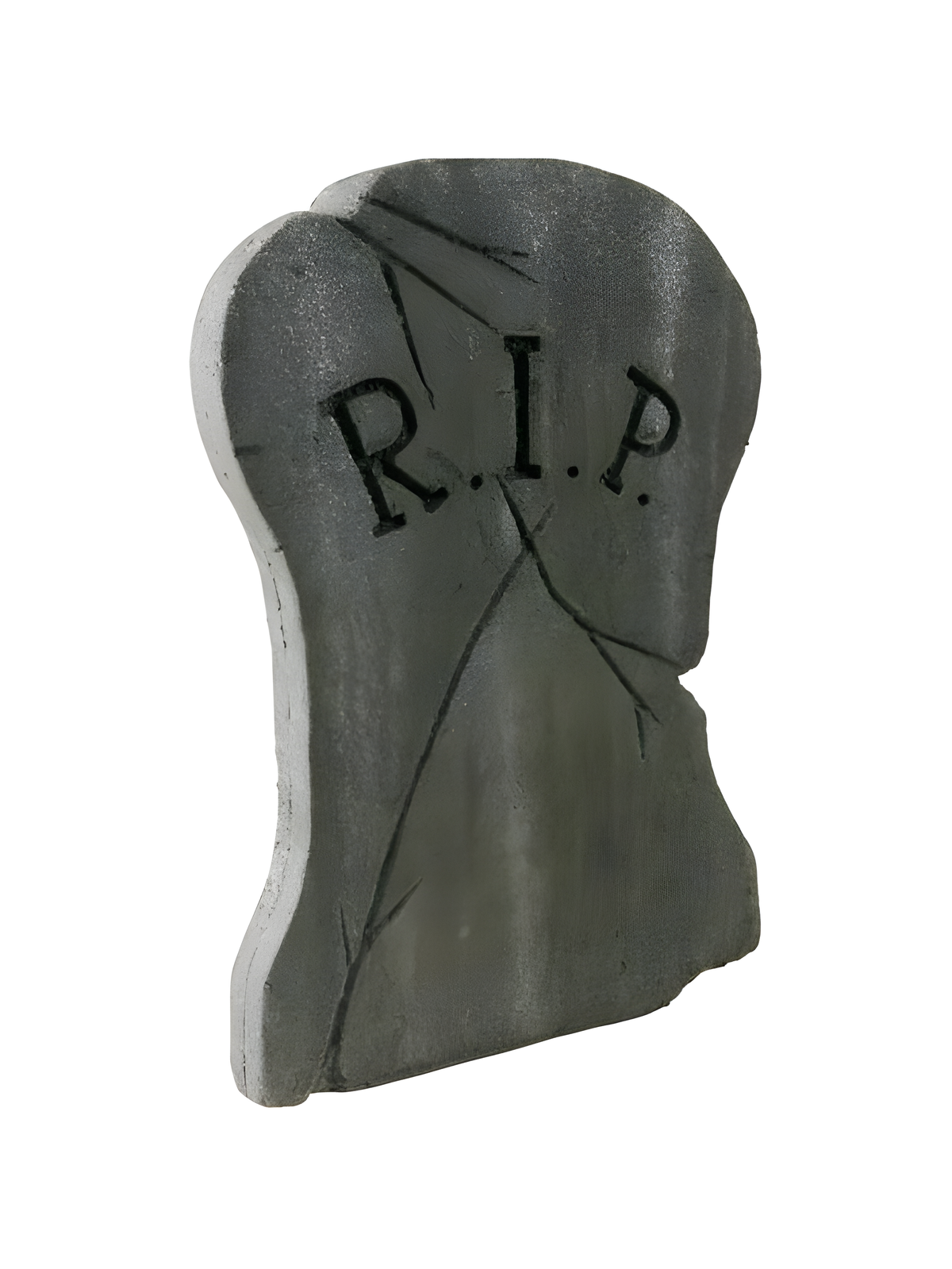 Hourglass Rip Halloween Tombstone