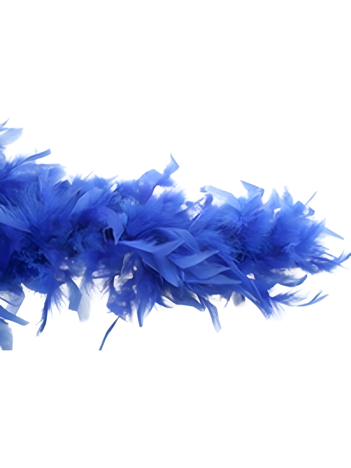 Blue Turkey Feather Boa