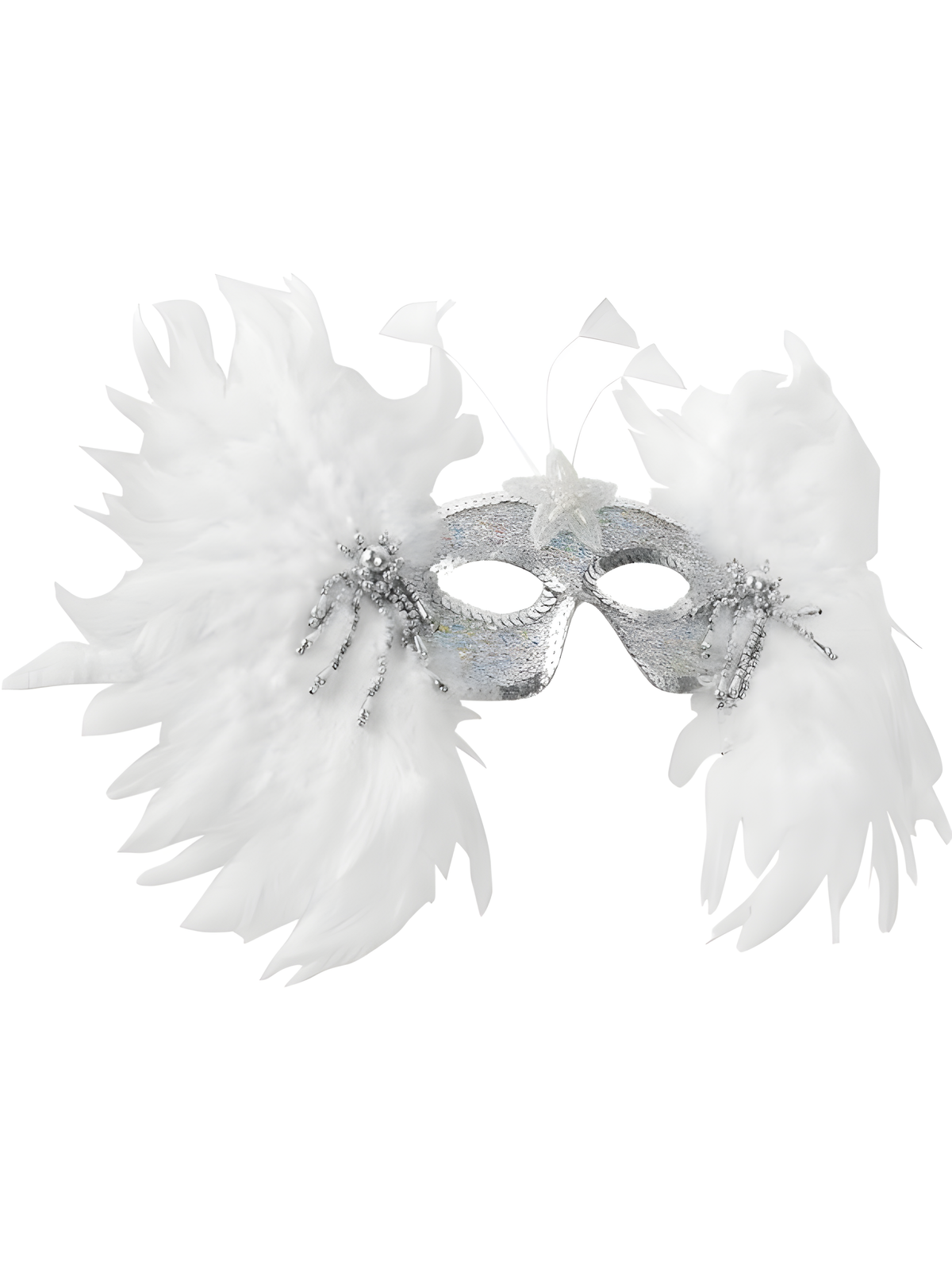 Snowflake Feather Eye Mask