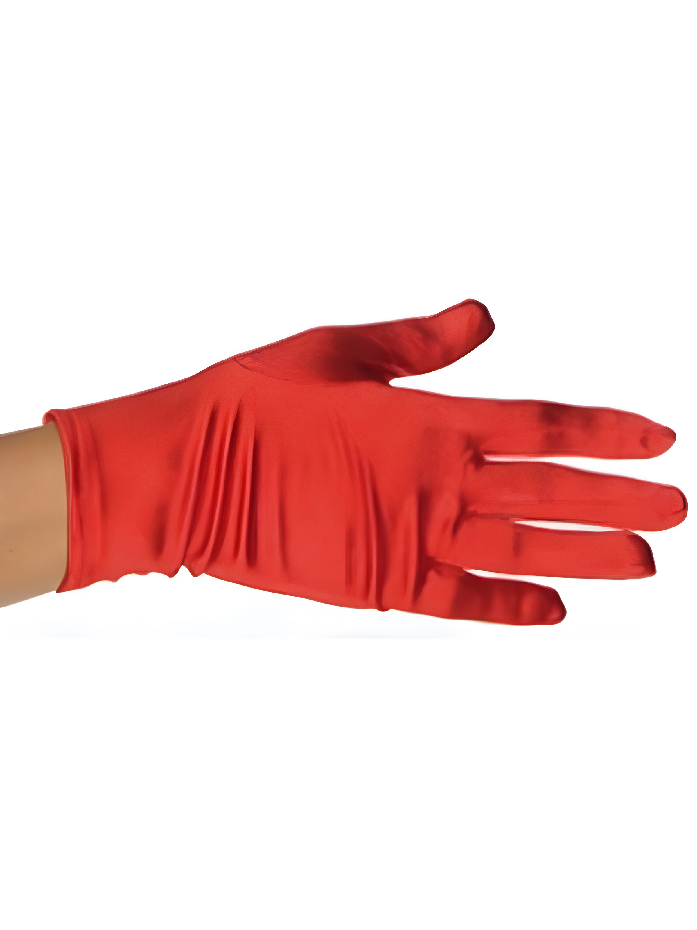 Child's Red Spandex Costume Gloves