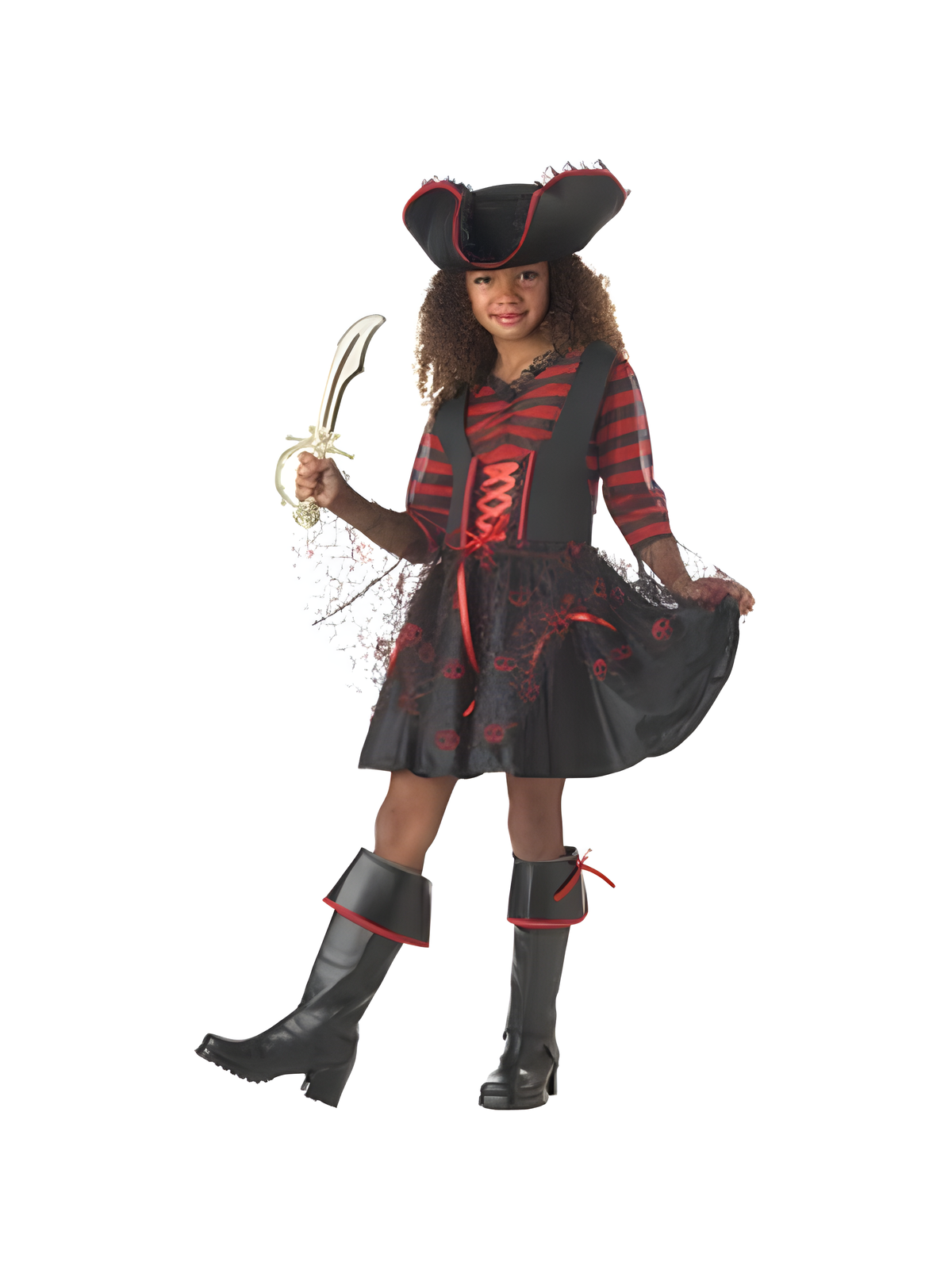 Child's Captain Girl Pirate Costume