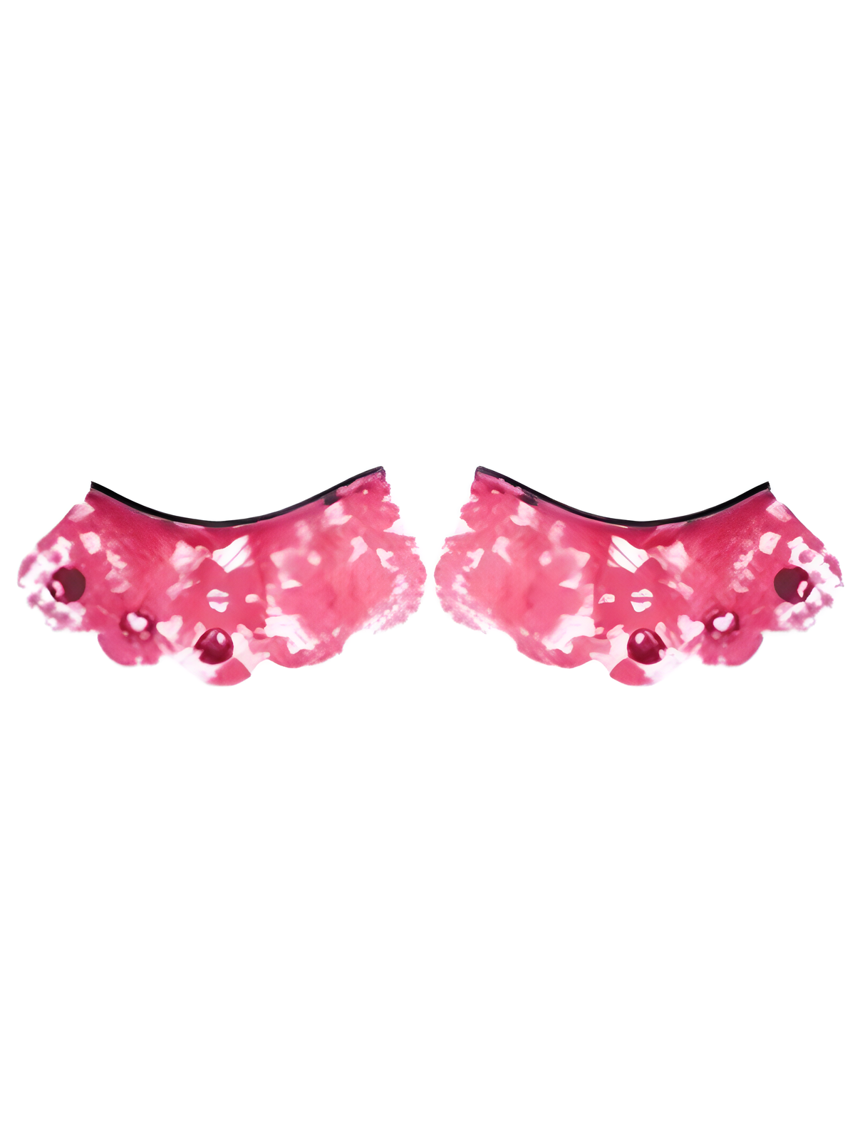 Pink Lace Fake Eyelashes