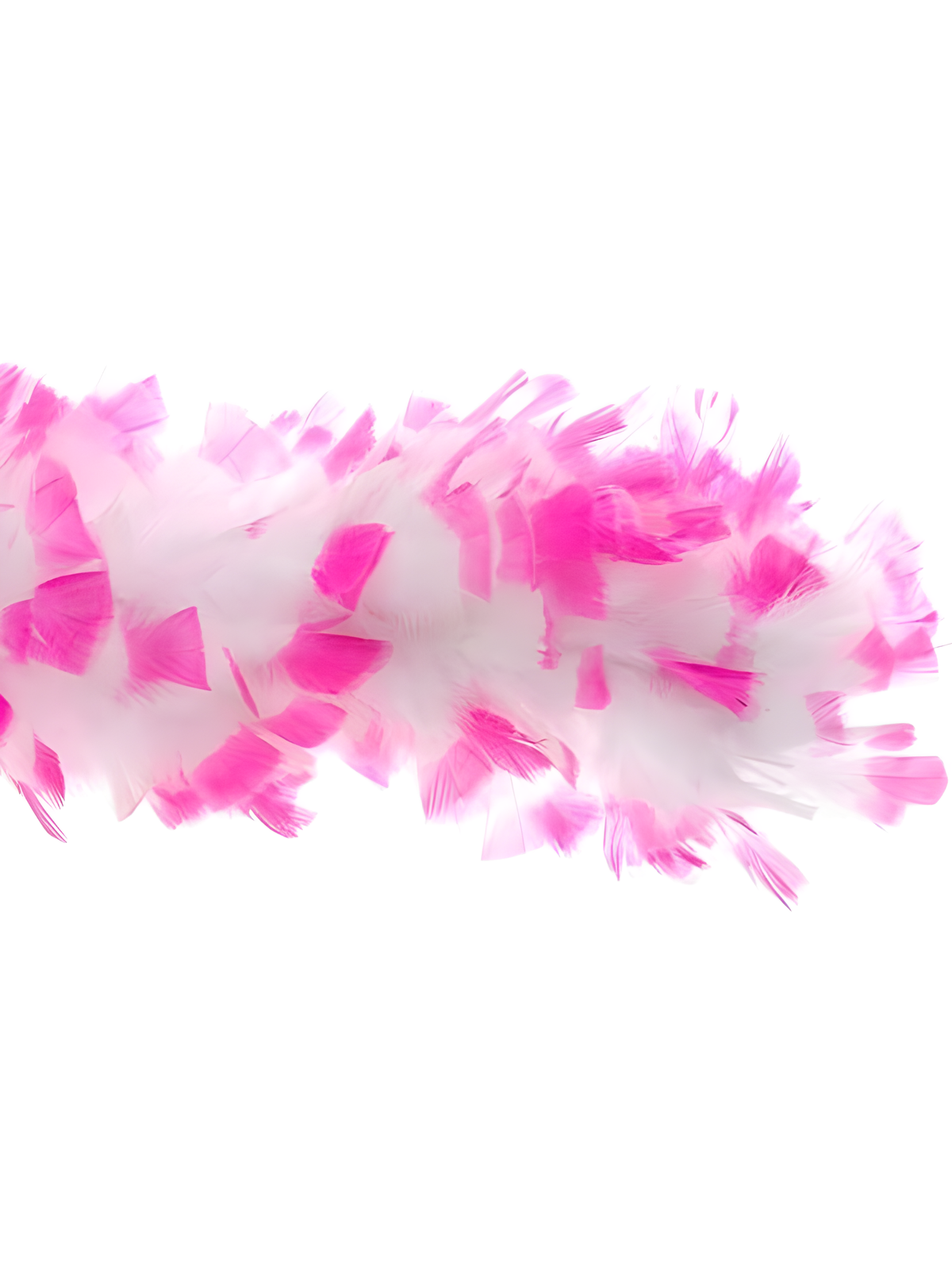 White/pink Feather Boa