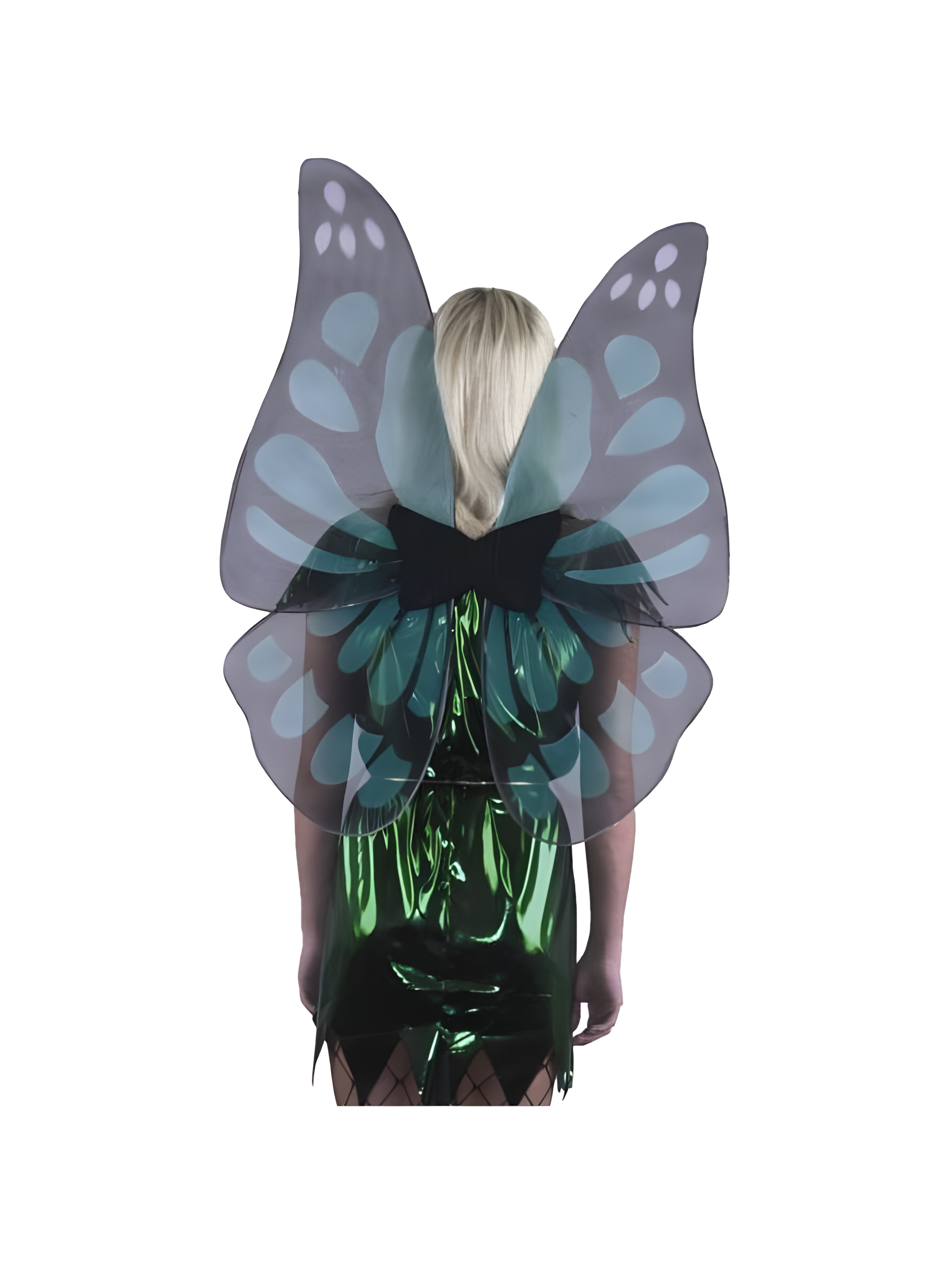 Jade & Black Butterfly Costume Wings