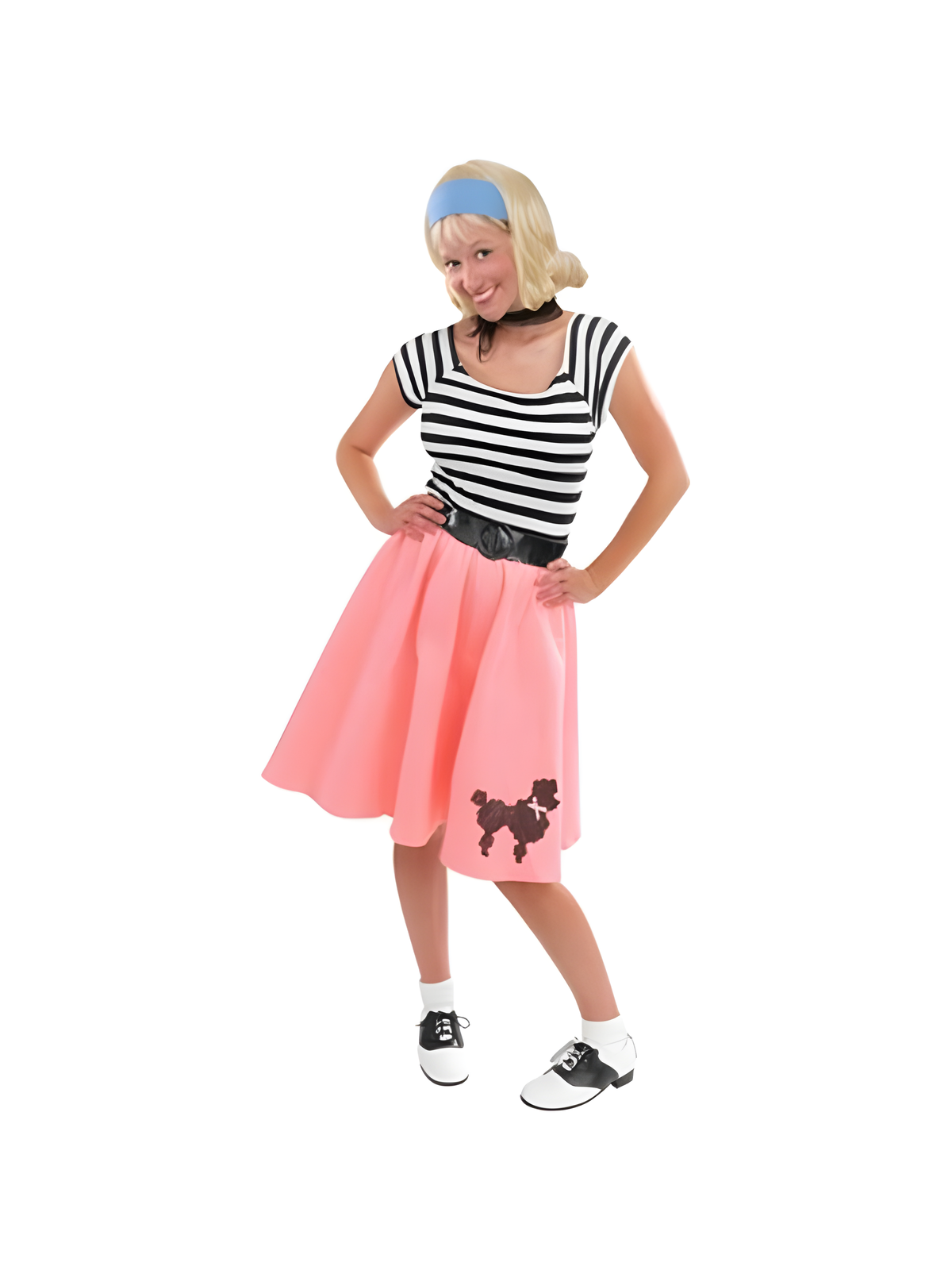 Adult Pink Felt Poodle Skirt