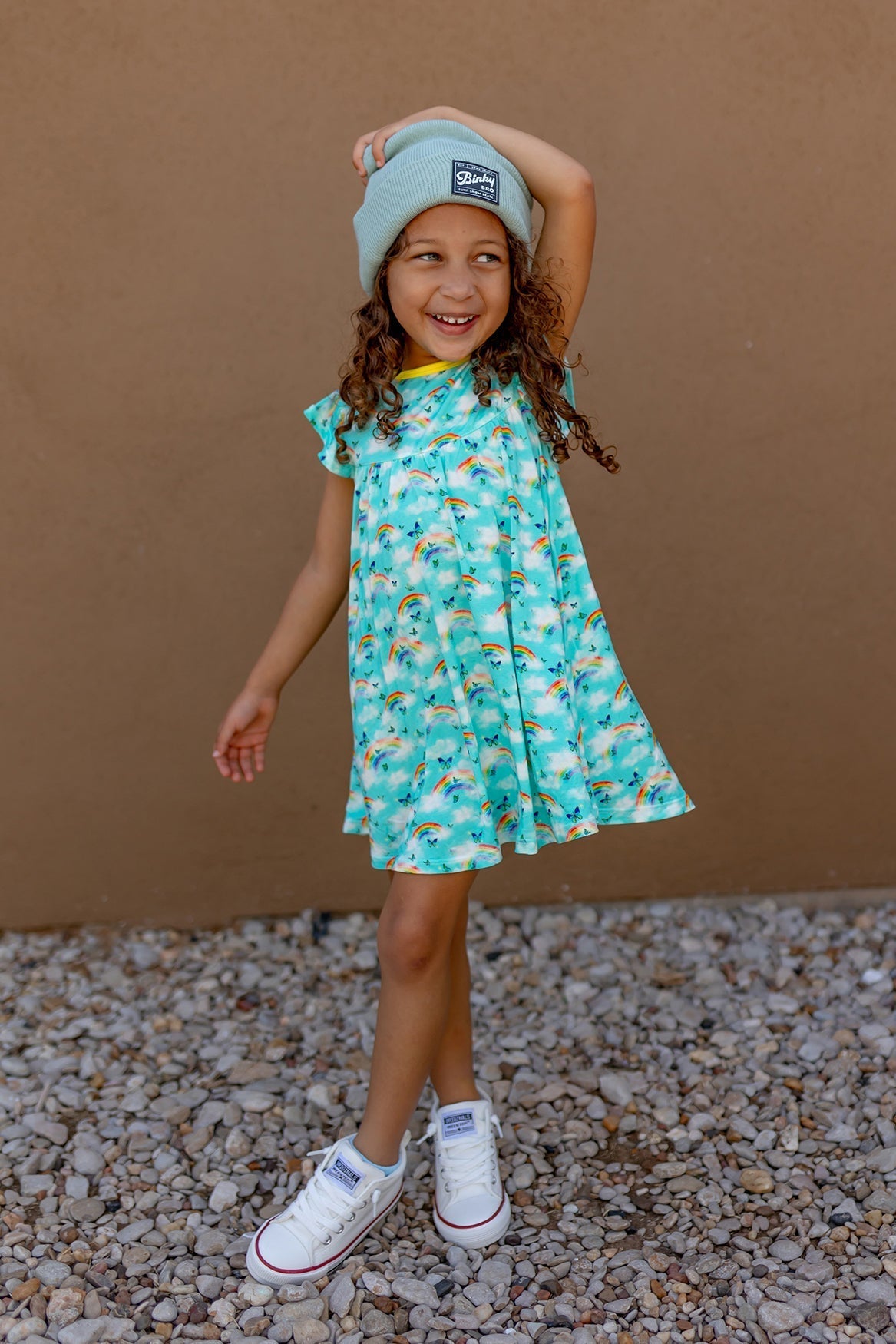 Over The Rainbow & Butterflies Twirling Dress (2t-6y)