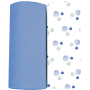 Oxford & Denim 2 Pk Swaddle Blanket