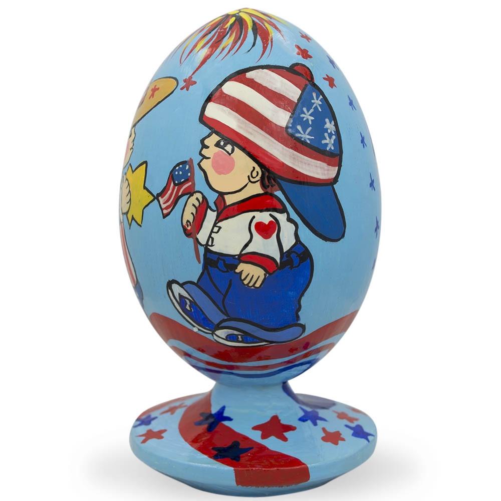 Usa Independence Day Wooden Figurine