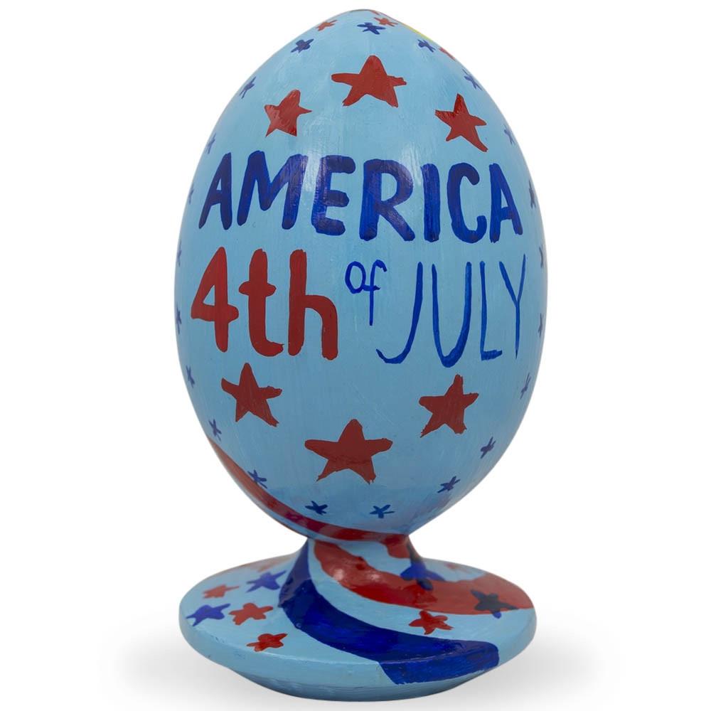 Usa Independence Day Wooden Figurine