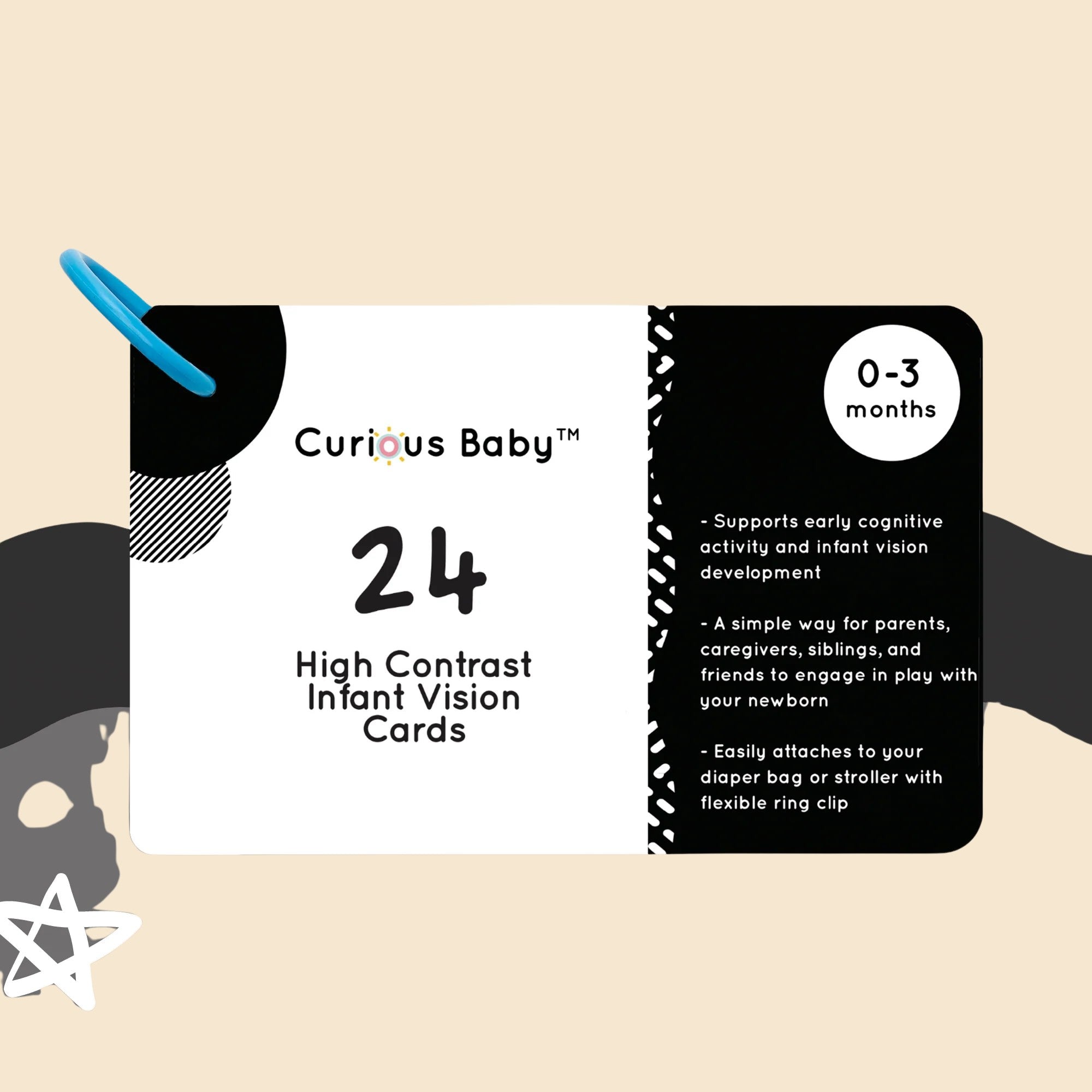 High-contrast Vision Development Cards