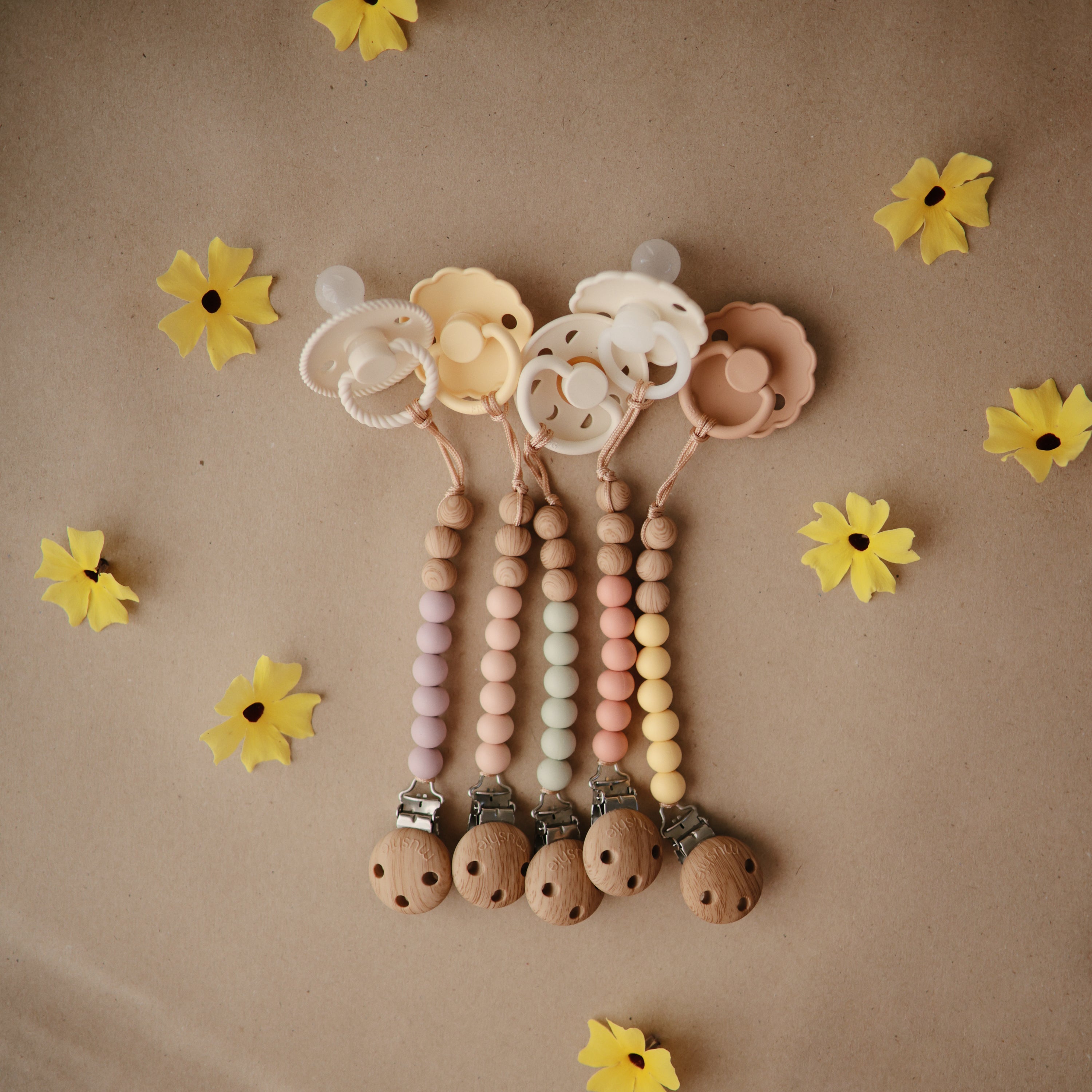 Frigg Daisy Silicone Pacifier 2-pack