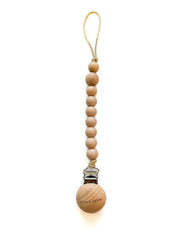 Pacifier Clip Harper (tan)