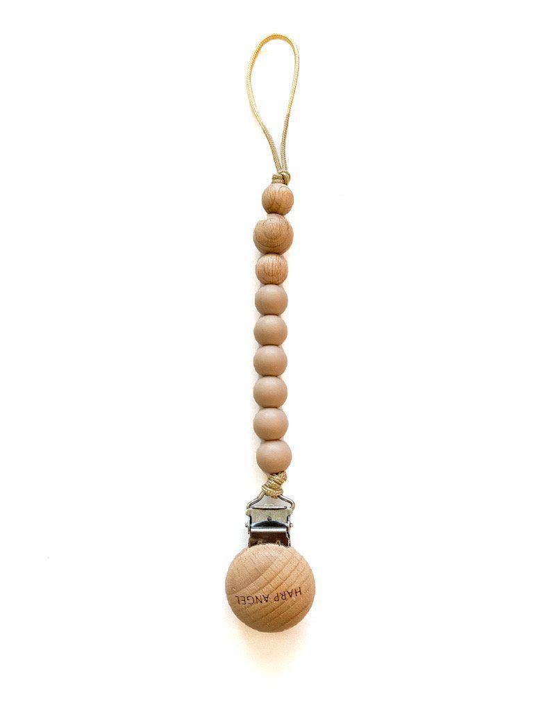 Pacifier Clip Harper (tan)
