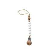 Pacifier Clip Harper (white)