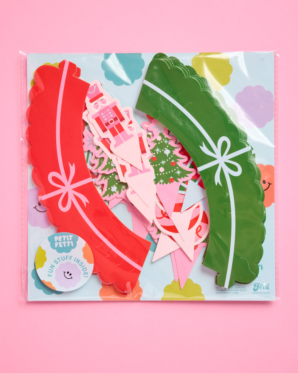 Deck The Cupcakes Set - 24 Sets Of Liners + Toppers