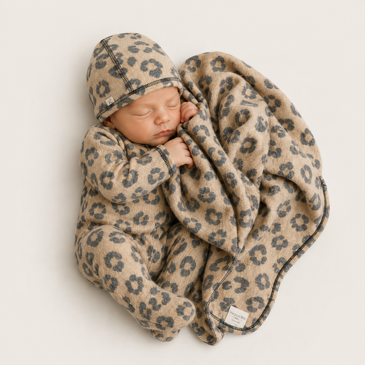 Brushed Hacci Animal Newborn Essentials Set