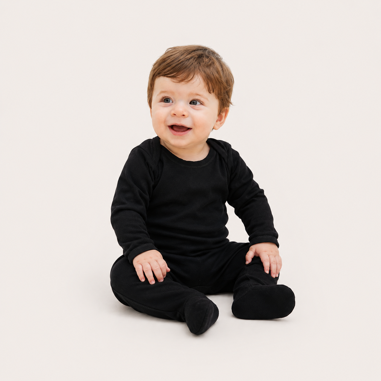 Rib Lap Tee Footie Pajama