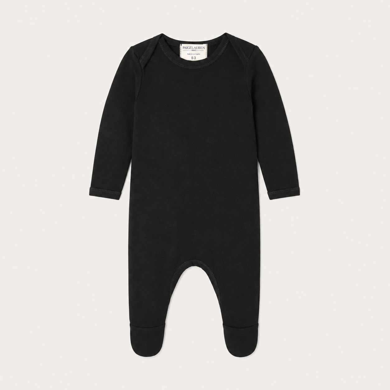 Rib Lap Tee Footie Pajama