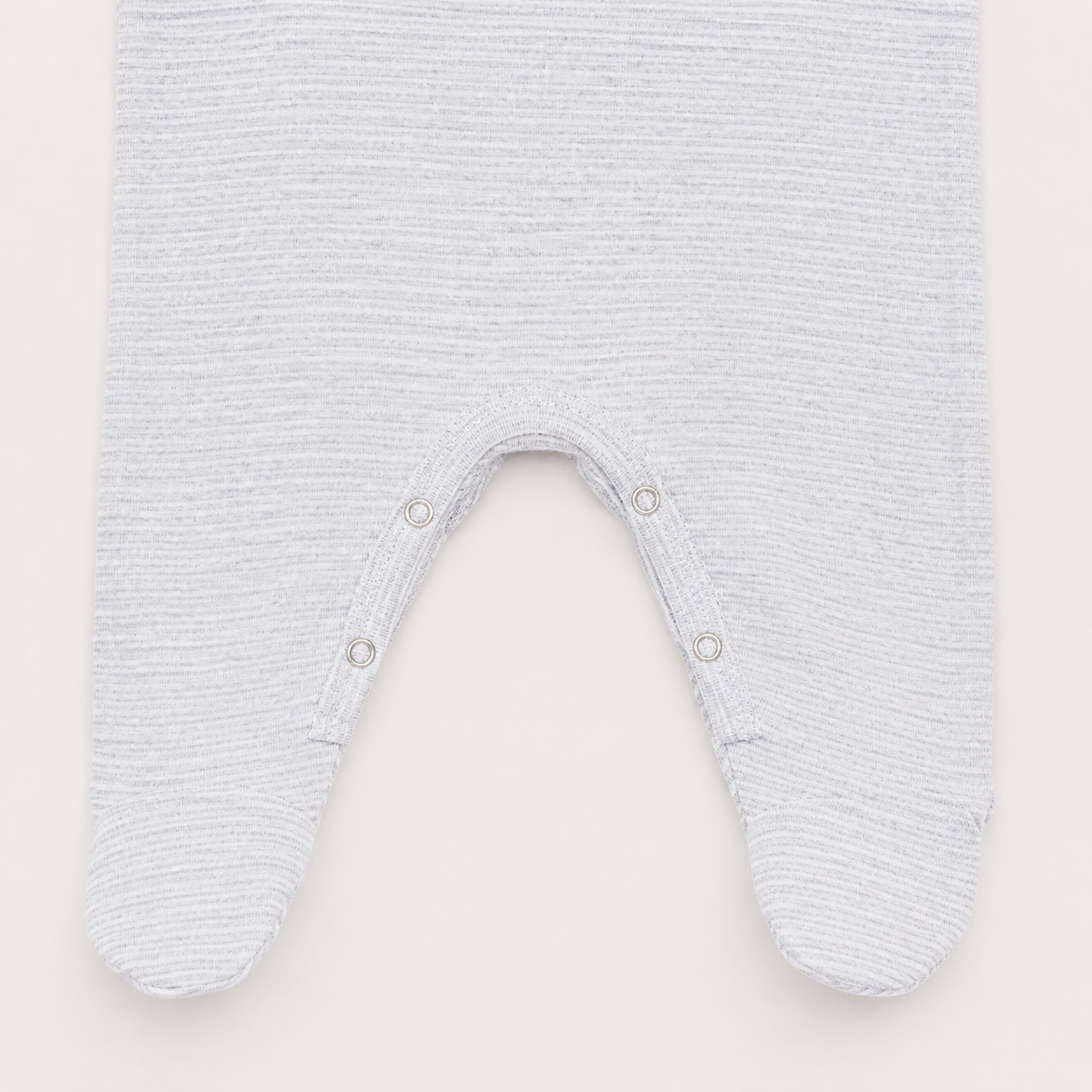 Rib Lap Tee Footie Pajama