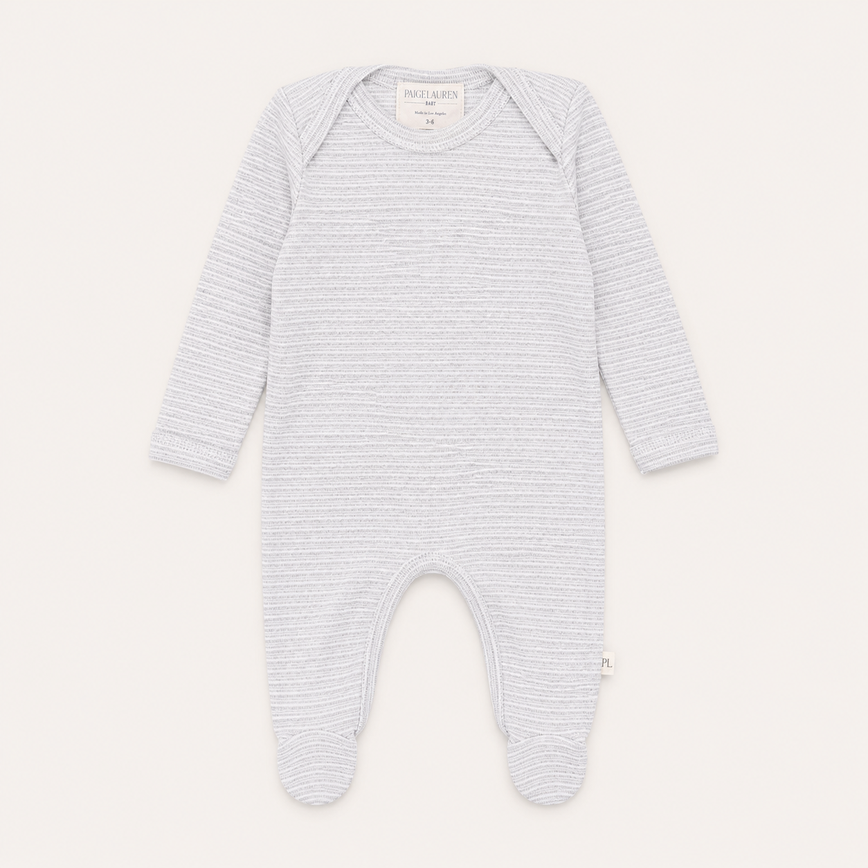 Rib Lap Tee Footie Pajama